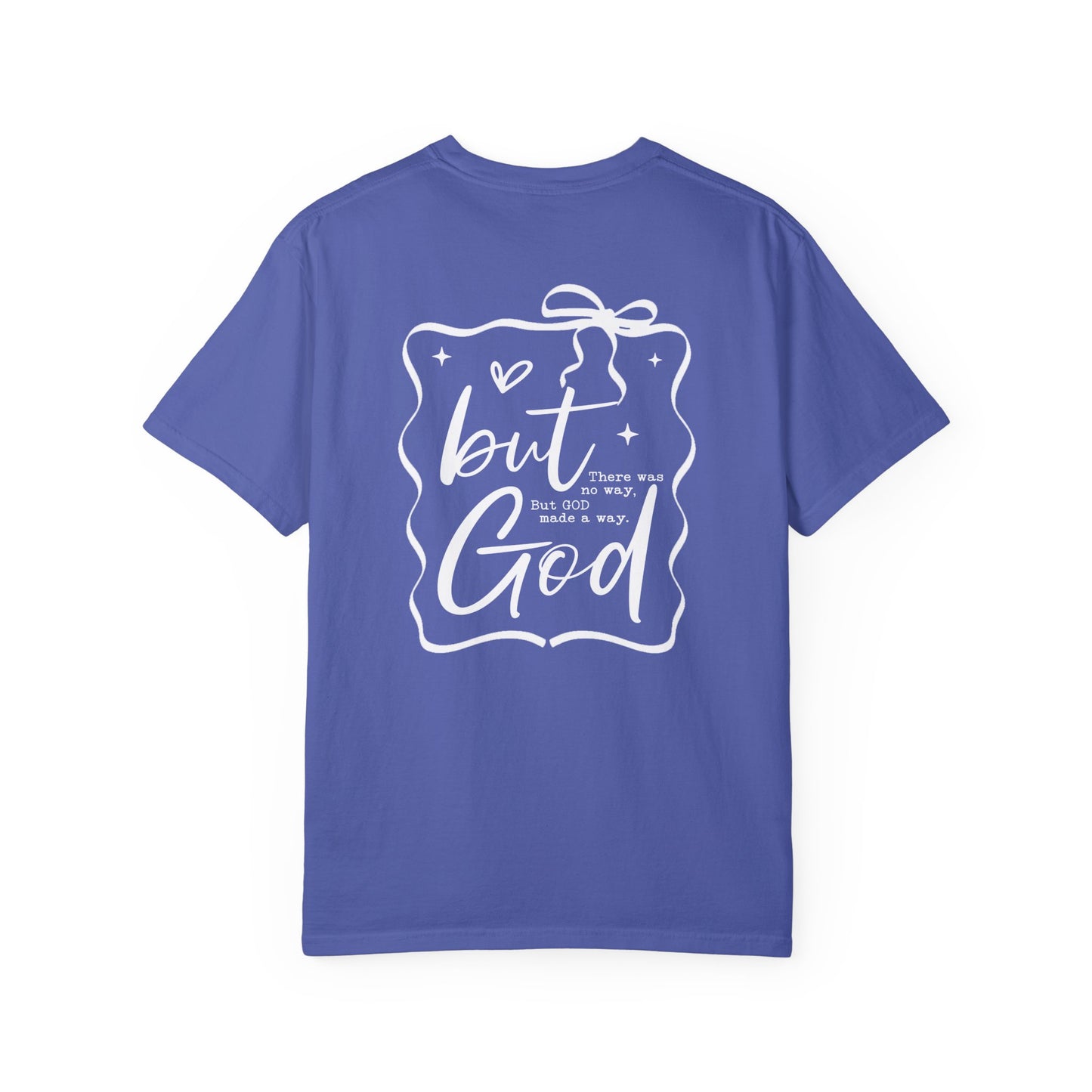 Inspirational T-Shirt with Bow Design – "But God"