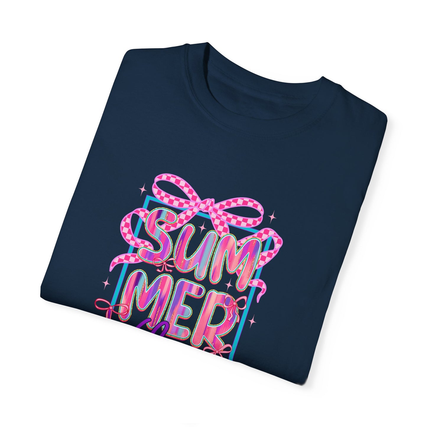 Summer Vibes Coquette Unisex Garment-Dyed T-Shirt