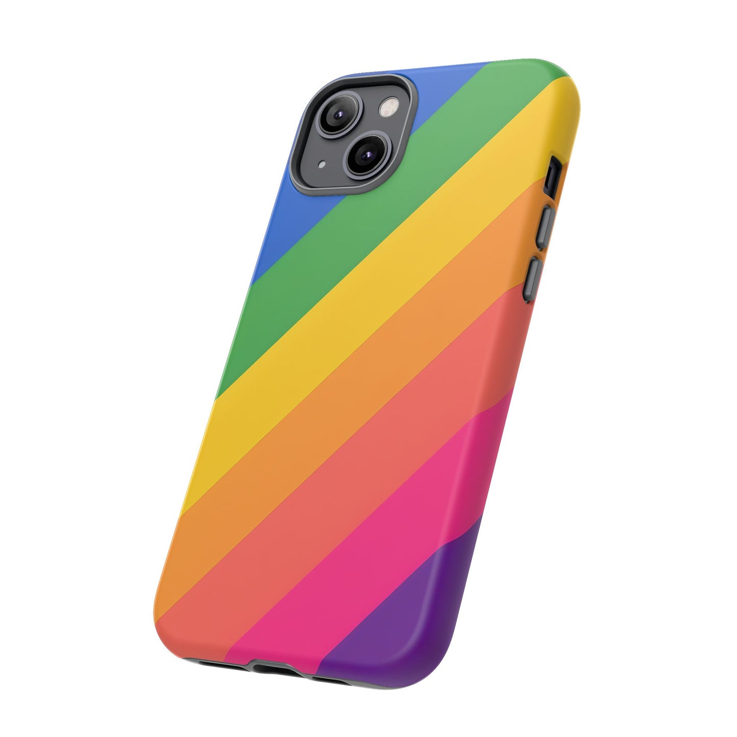 Vibrant Rainbow Phone Case - Tough & Stylish
