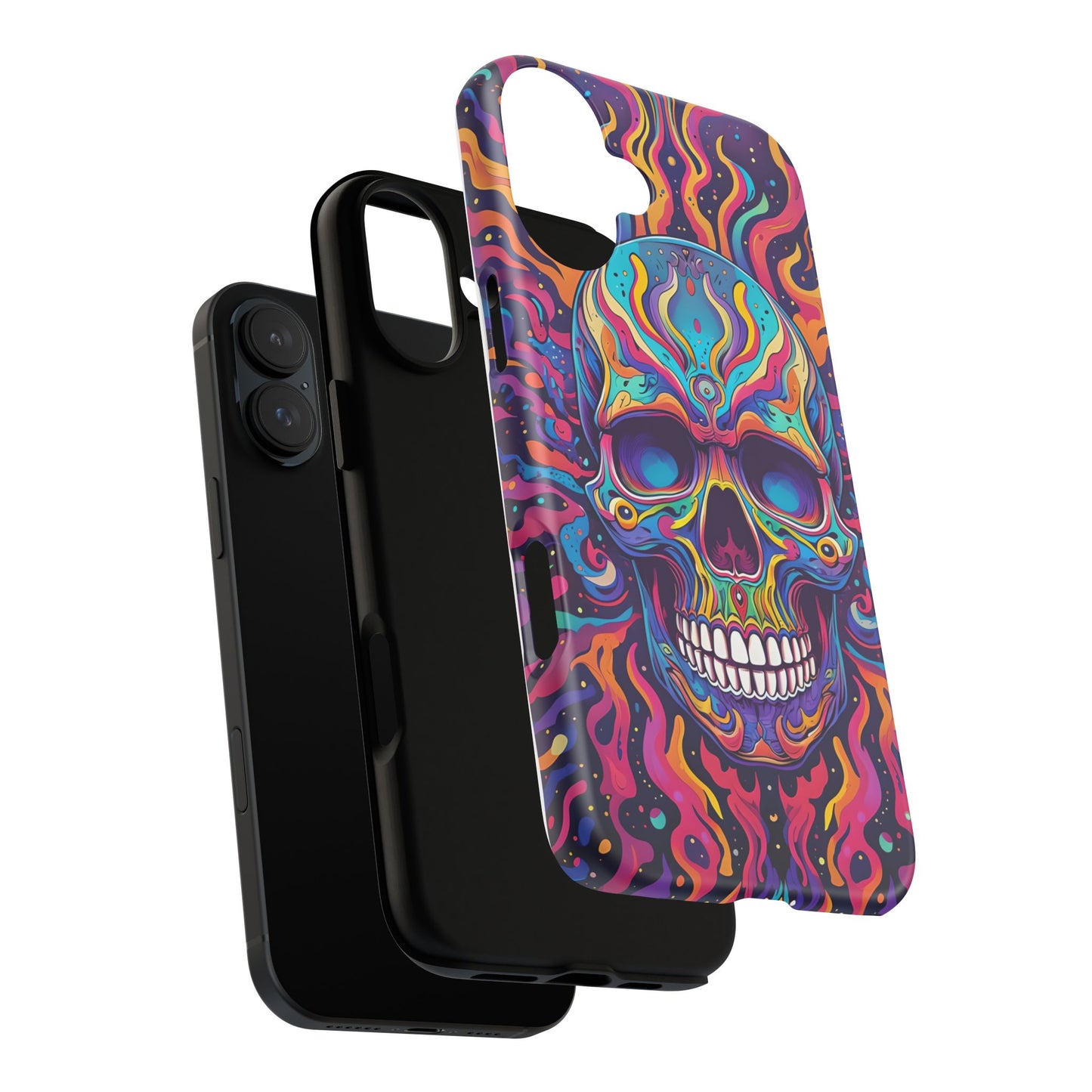 Colorful Skull Phone Case - Tough Cases for Bold Personalities