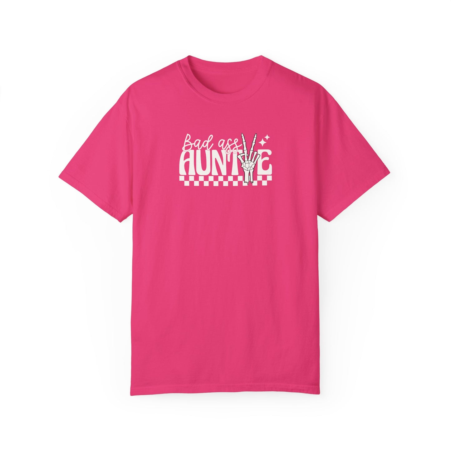 Bad Ass Aunt Unisex Garment-Dyed T-Shirt - Comfortable and Stylish Gift for Aunts