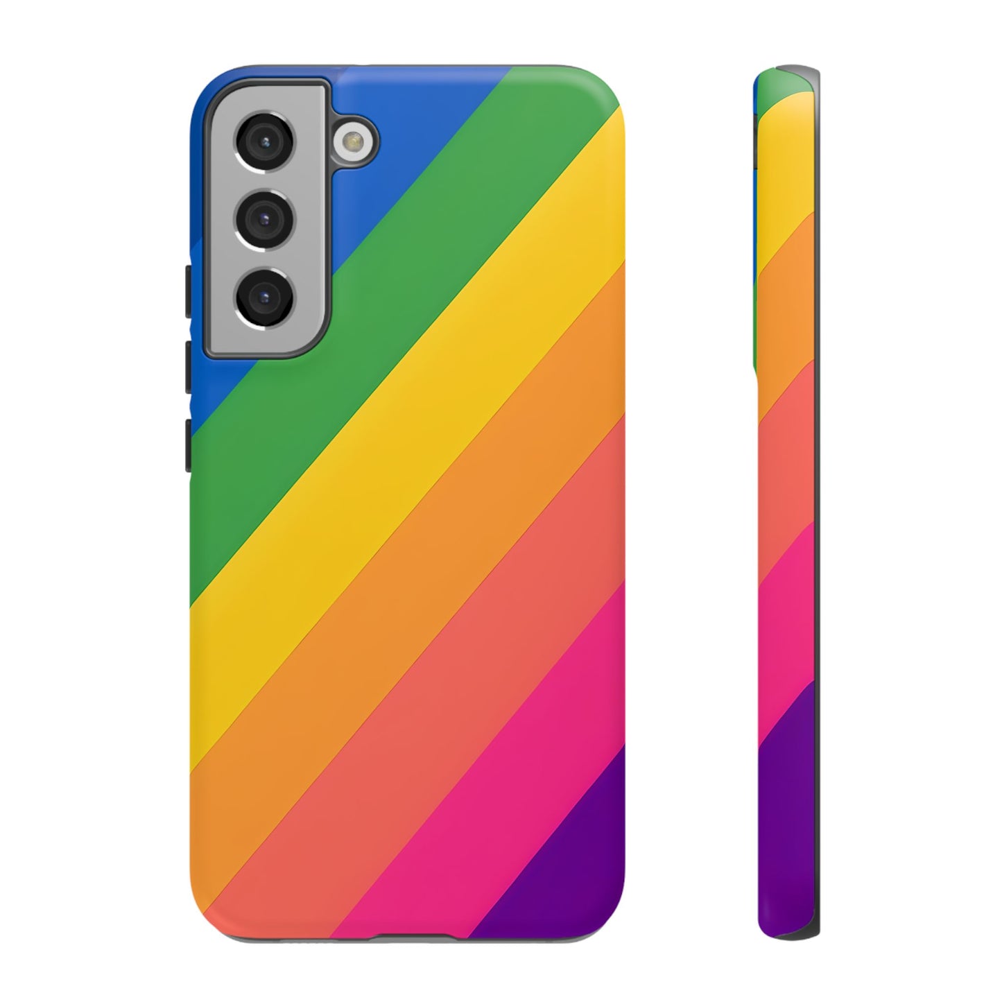 Vibrant Rainbow Phone Case - Tough & Stylish