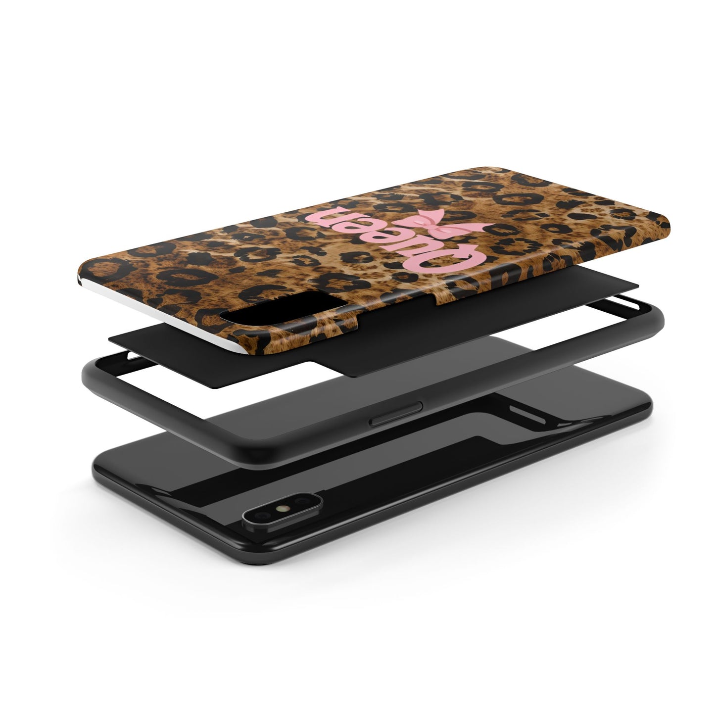 Queen Leopard Print Tough Phone Case