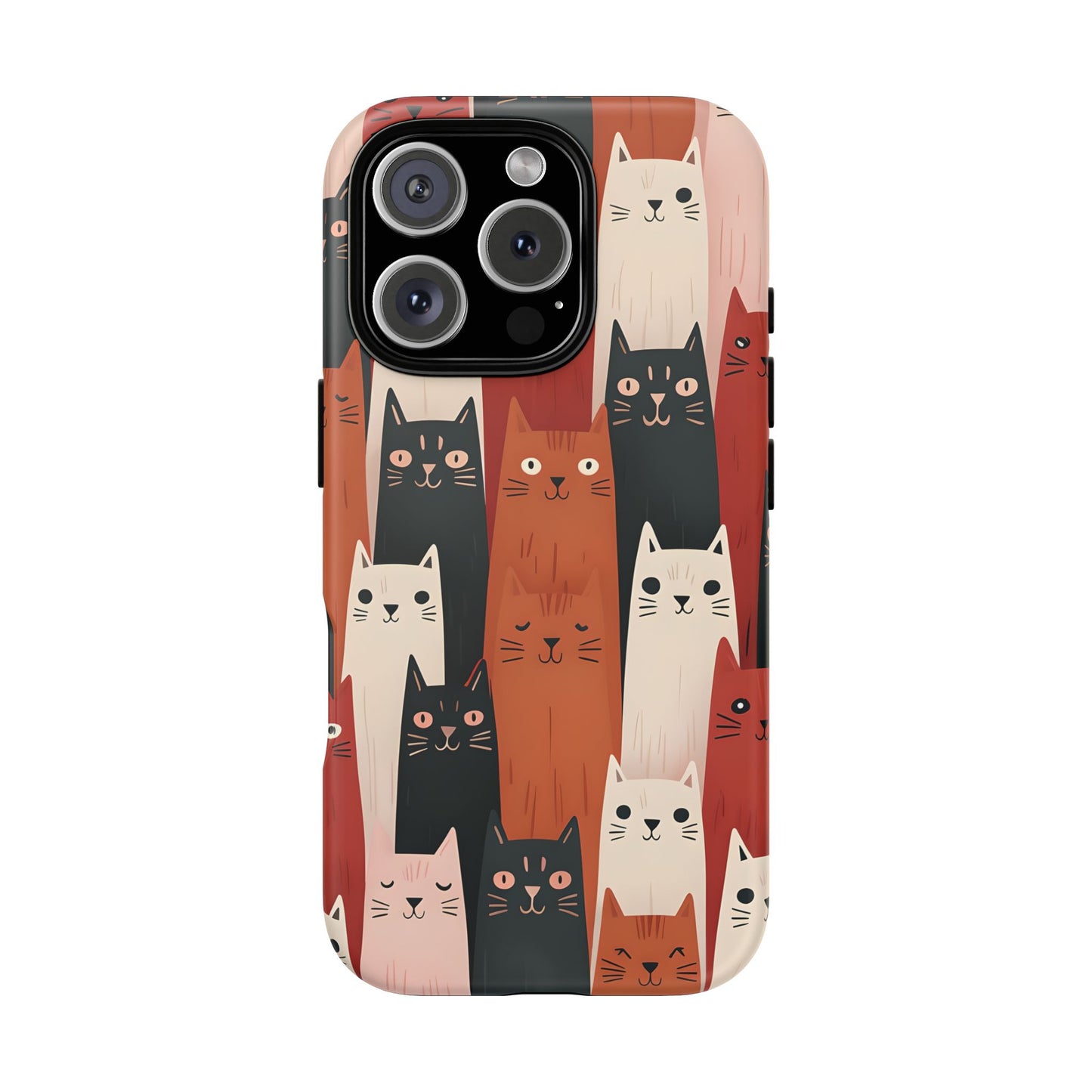 Playful Cat Phone Case - Tough & Stylish Purrfect for Cat Lovers