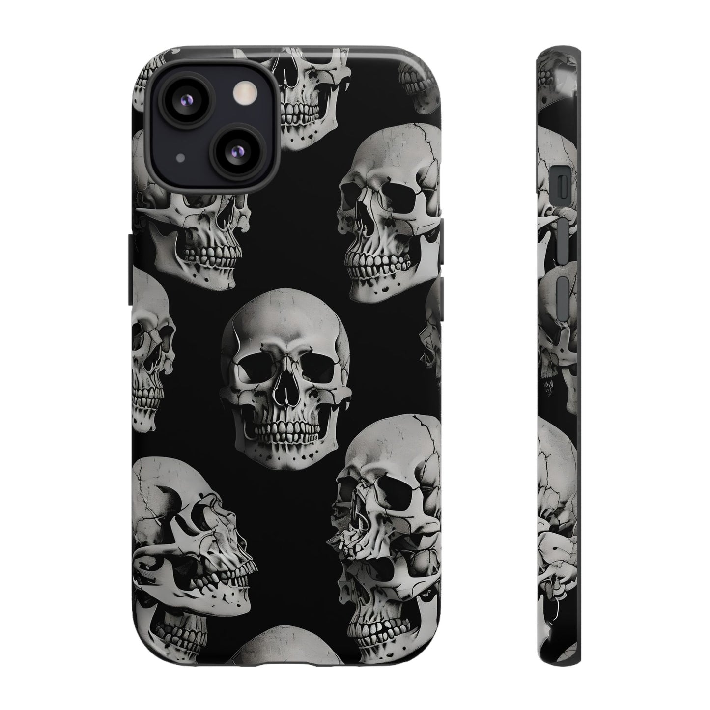 Skull Print Phone Case - Tough Cases for Bold Style