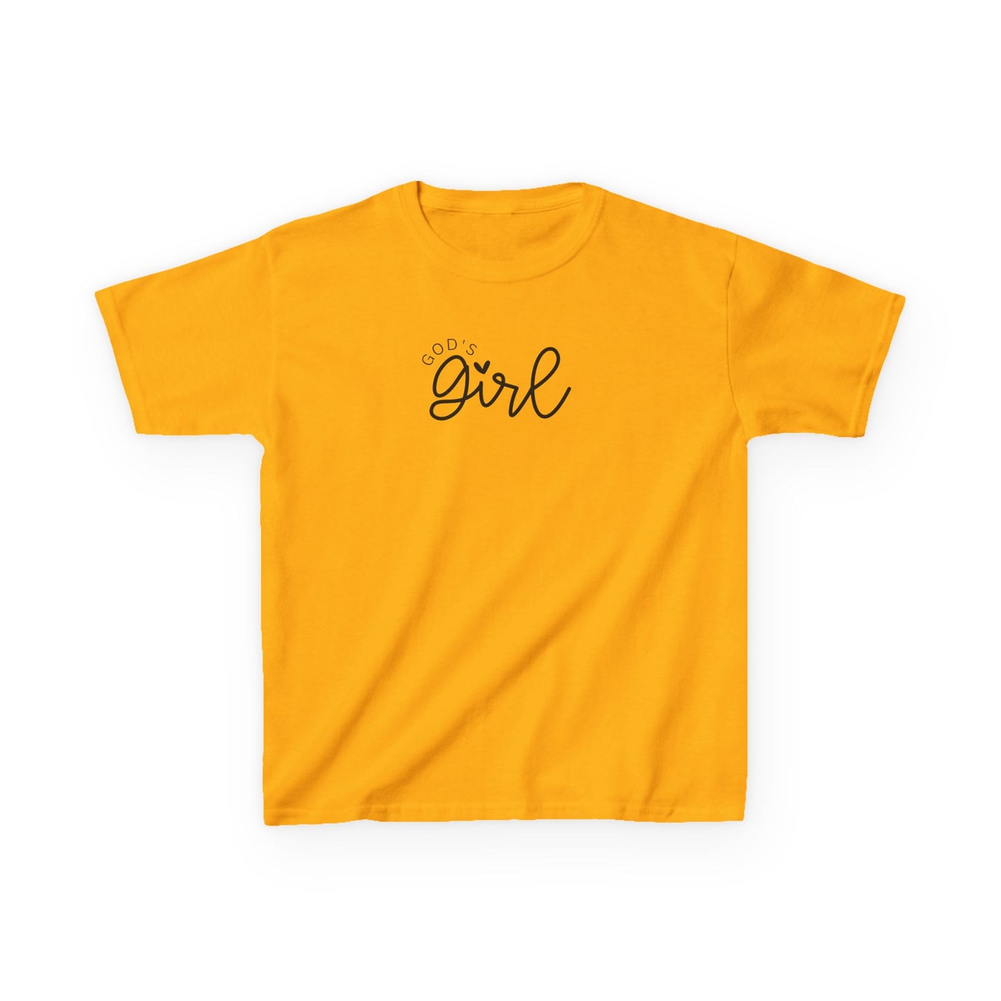 God's Girl Kids Heavy Cotton Tee - Cute and Comfortable T-Shirt for Faith-Inspired Girls