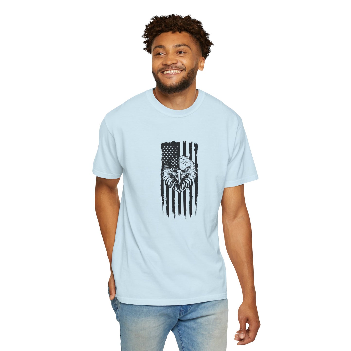 Patriotic Lion Graphic Unisex T-Shirt - Perfect for All Occasions