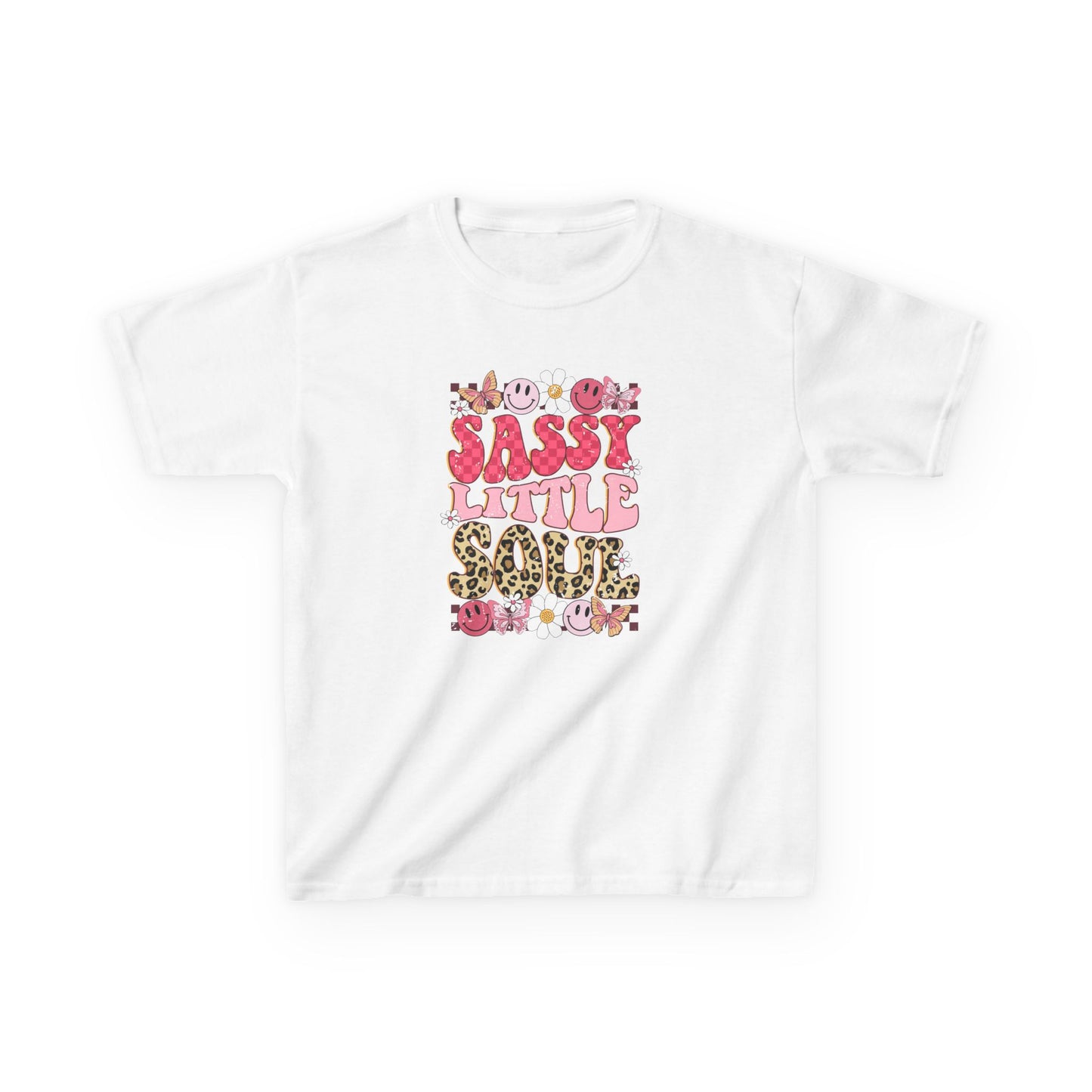 Sassy Little Soul Kids Tee - Fun & Trendy Heavy Cotton Shirt for Children