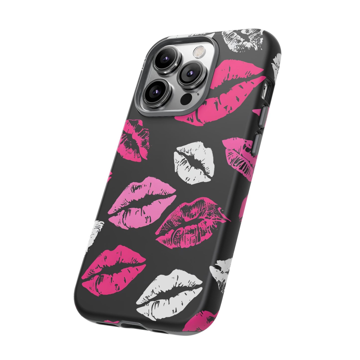 Lips Print iPhone Case - Stylish Tough Phone Cover