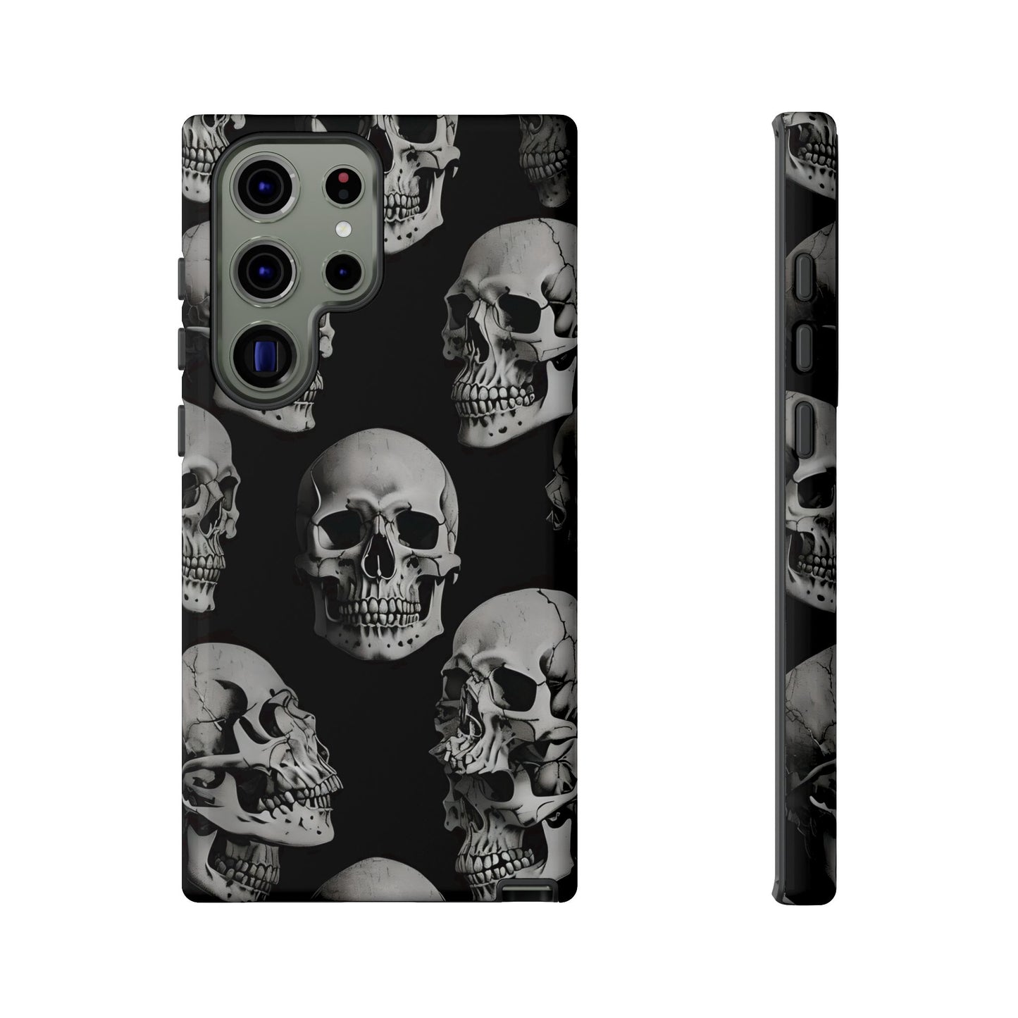 Skull Print Phone Case - Tough Cases for Bold Style