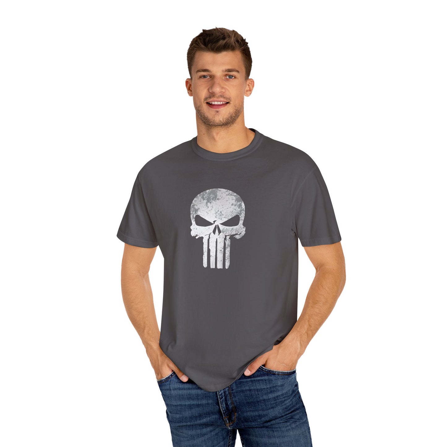 Unisex Skull Graphic T-Shirt - Trendy, Casual Wear for Edgy Style