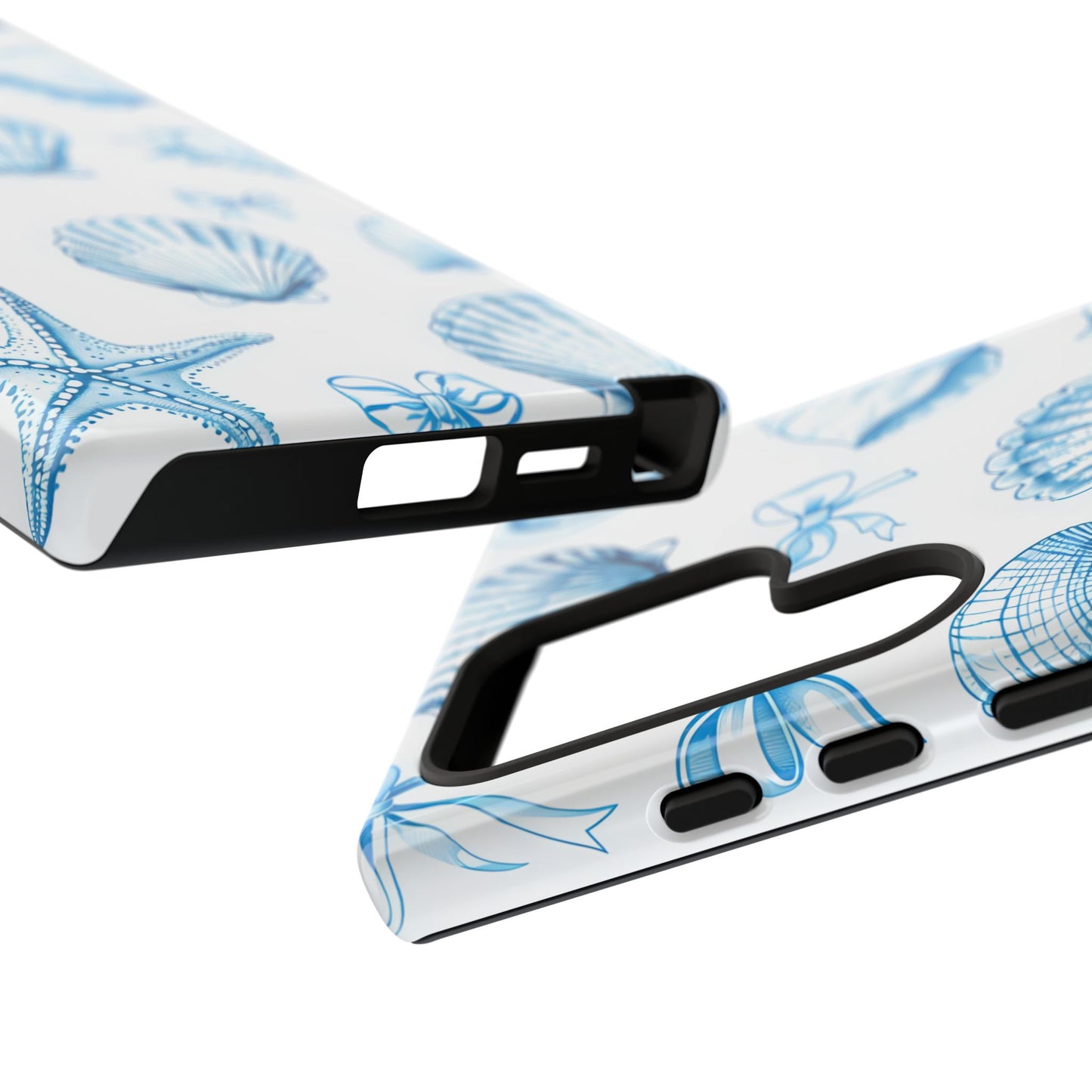 Coquette-Coastal Ocean-Themed Phone Case - Seashell and Starfish Design