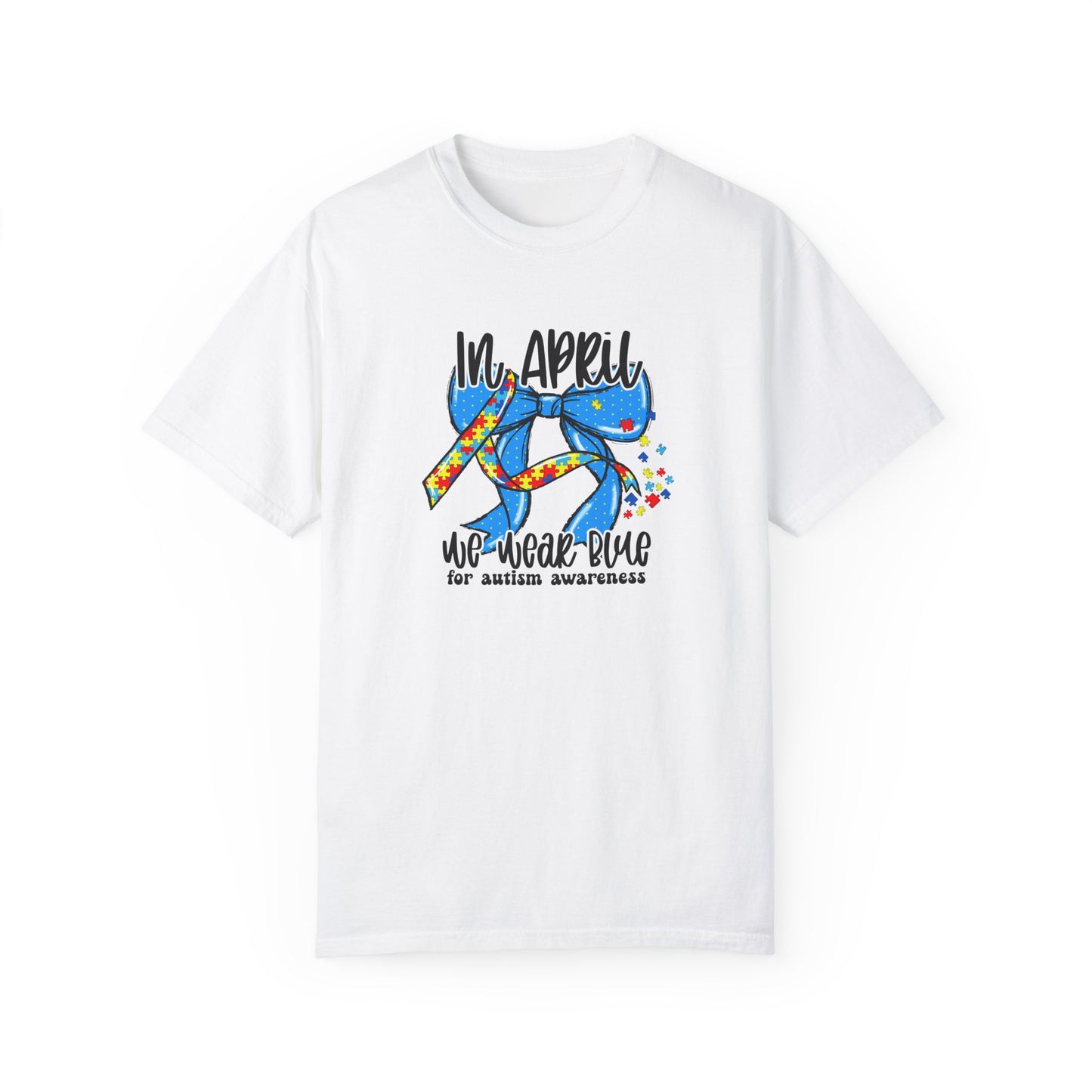 Autism Awareness T-Shirt - We Wear Blue for April