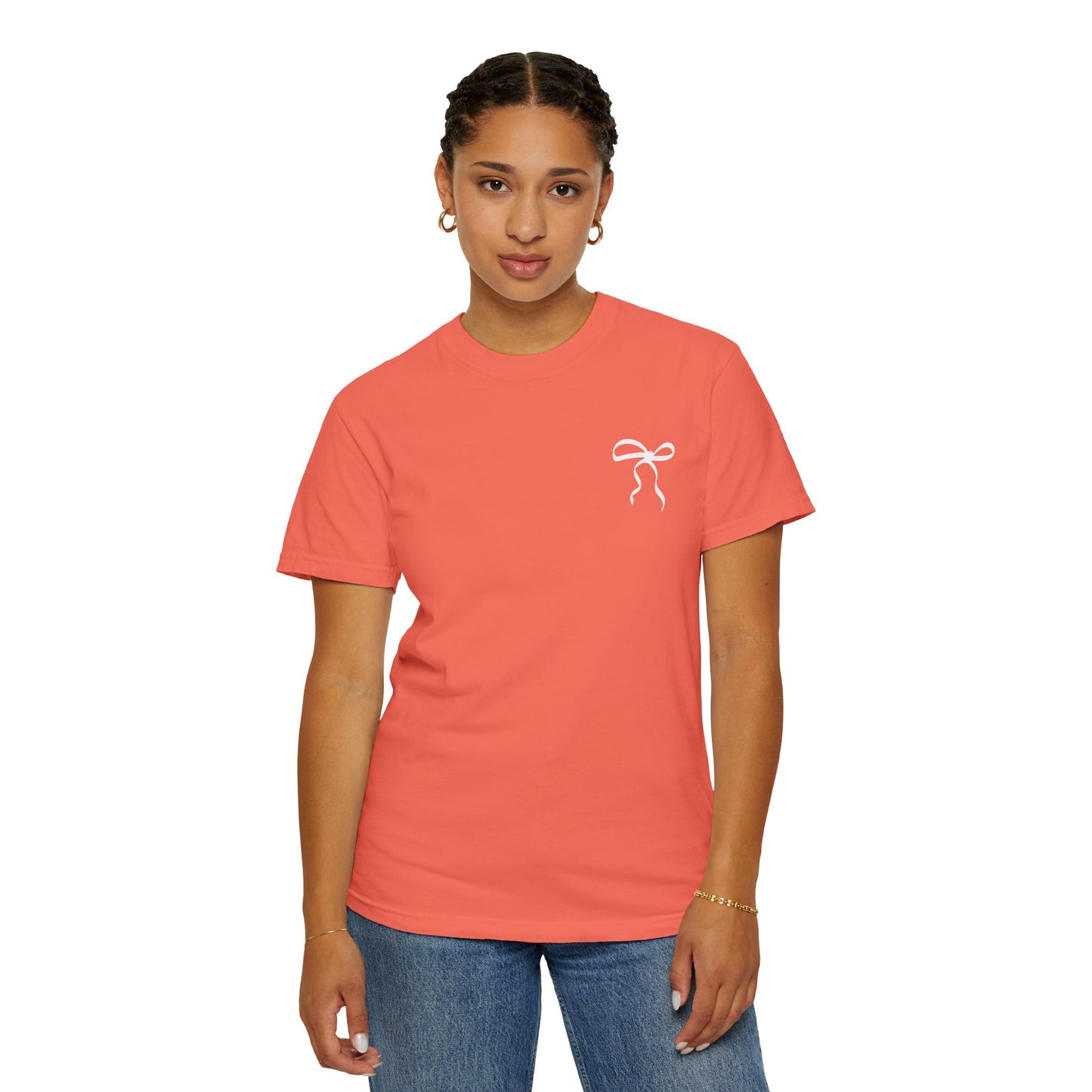 Inspirational T-Shirt with Bow Design – "But God"