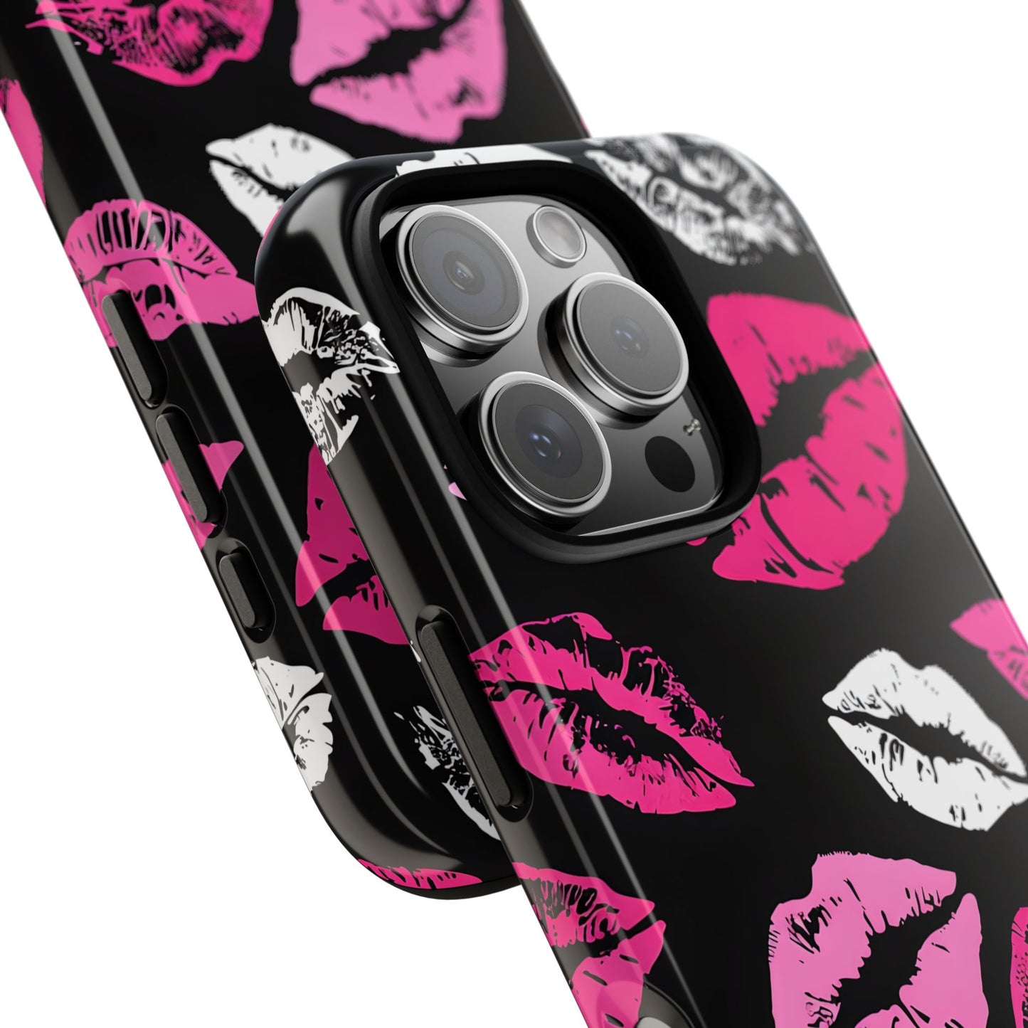 Lips Print iPhone Case - Stylish Tough Phone Cover