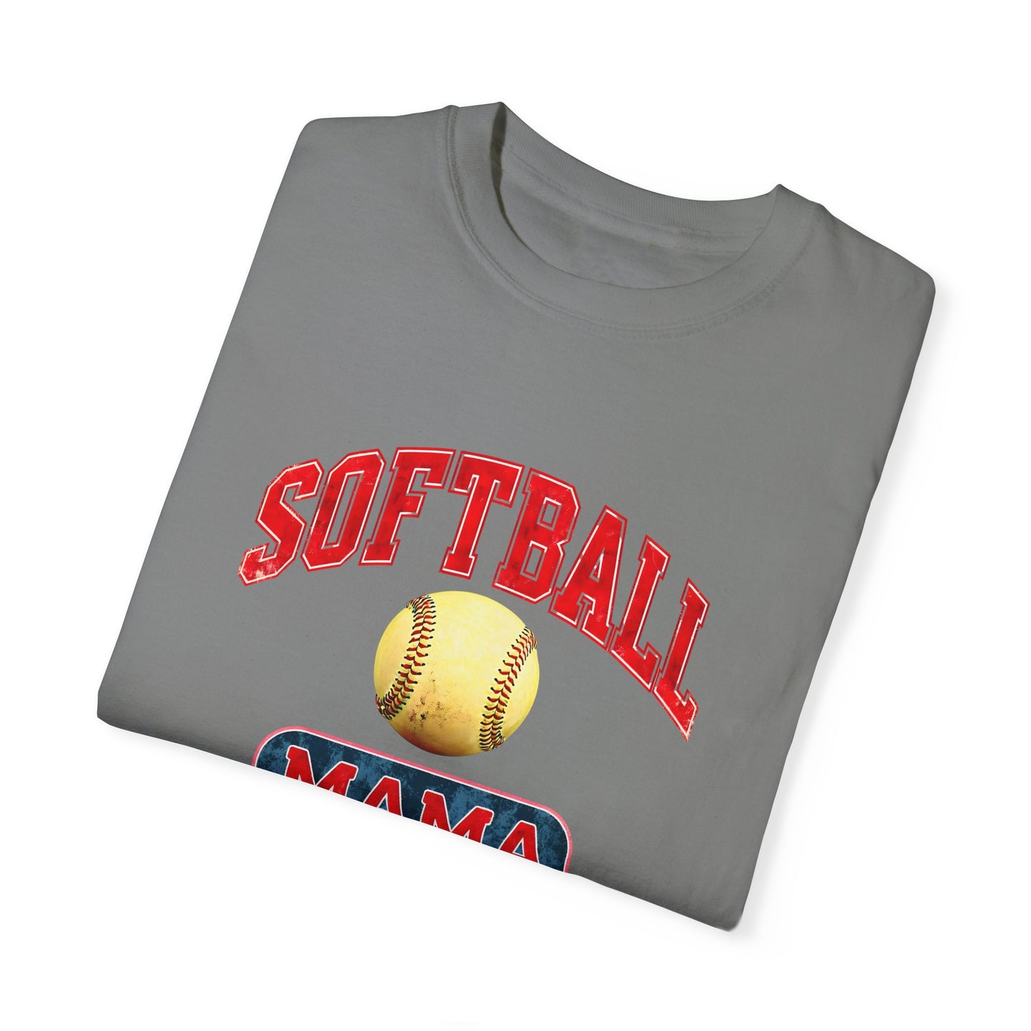 Softball Mama Unisex Garment-Dyed T-Shirt - Perfect Gift for Softball Lovers