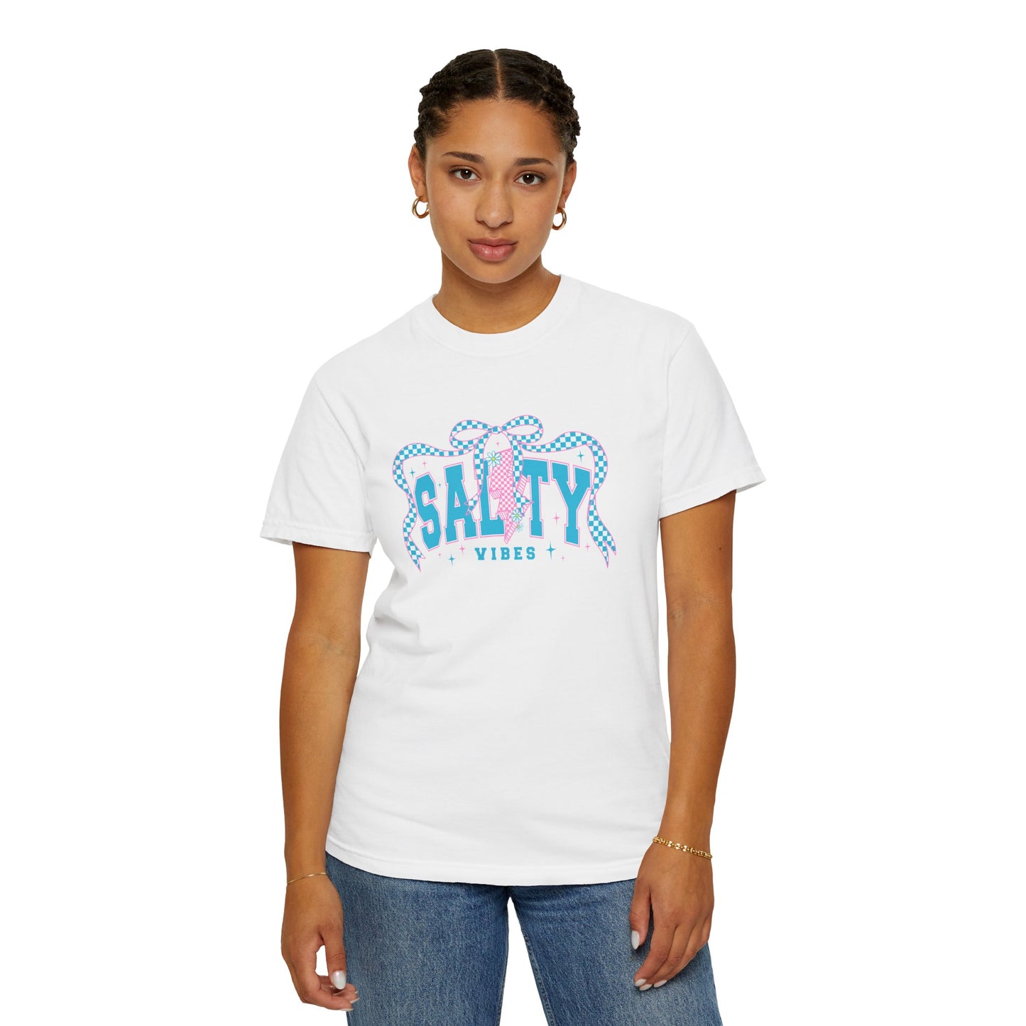 Salty Vibes Unisex Garment-Dyed T-Shirt