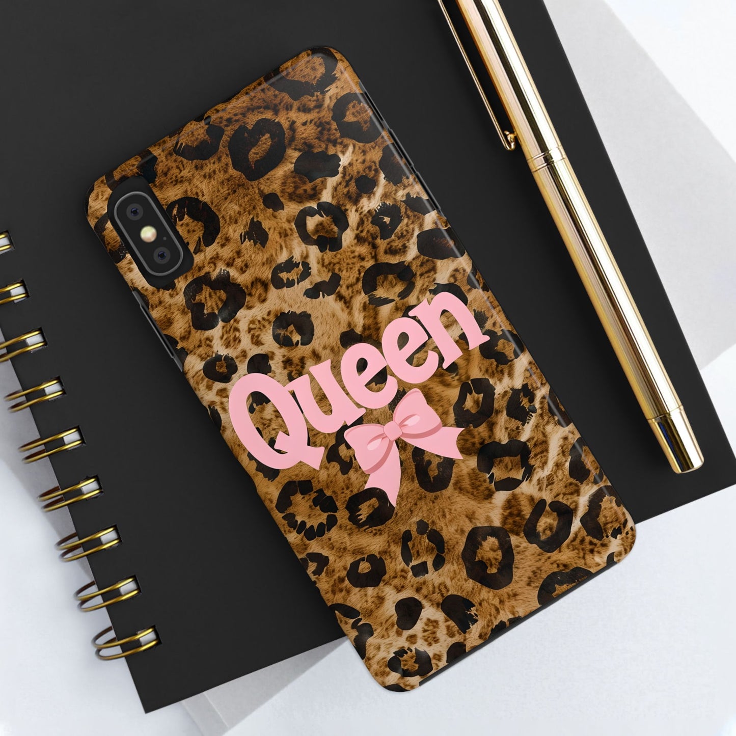 Queen Leopard Print Tough Phone Case