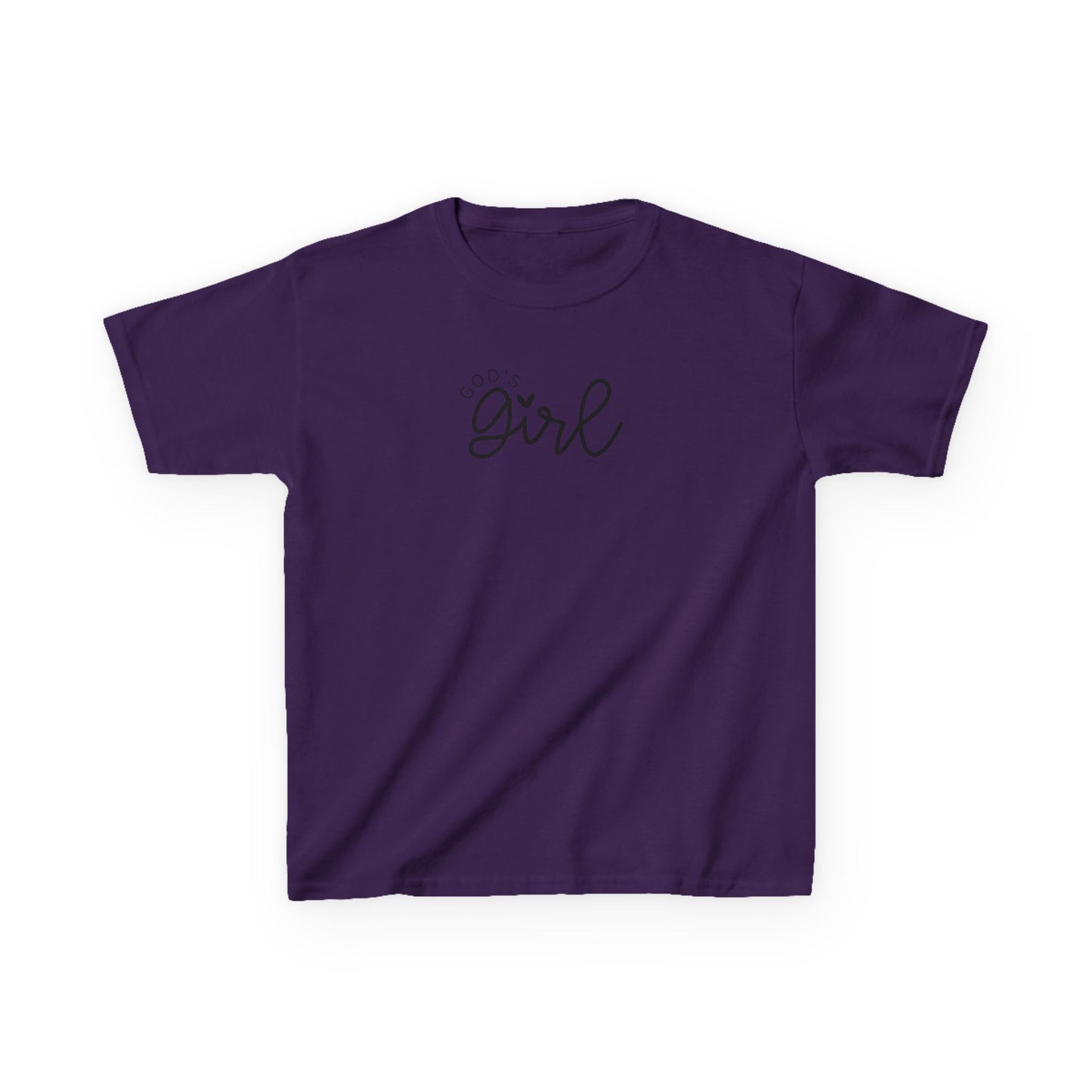 God's Girl Kids Heavy Cotton Tee - Cute and Comfortable T-Shirt for Faith-Inspired Girls