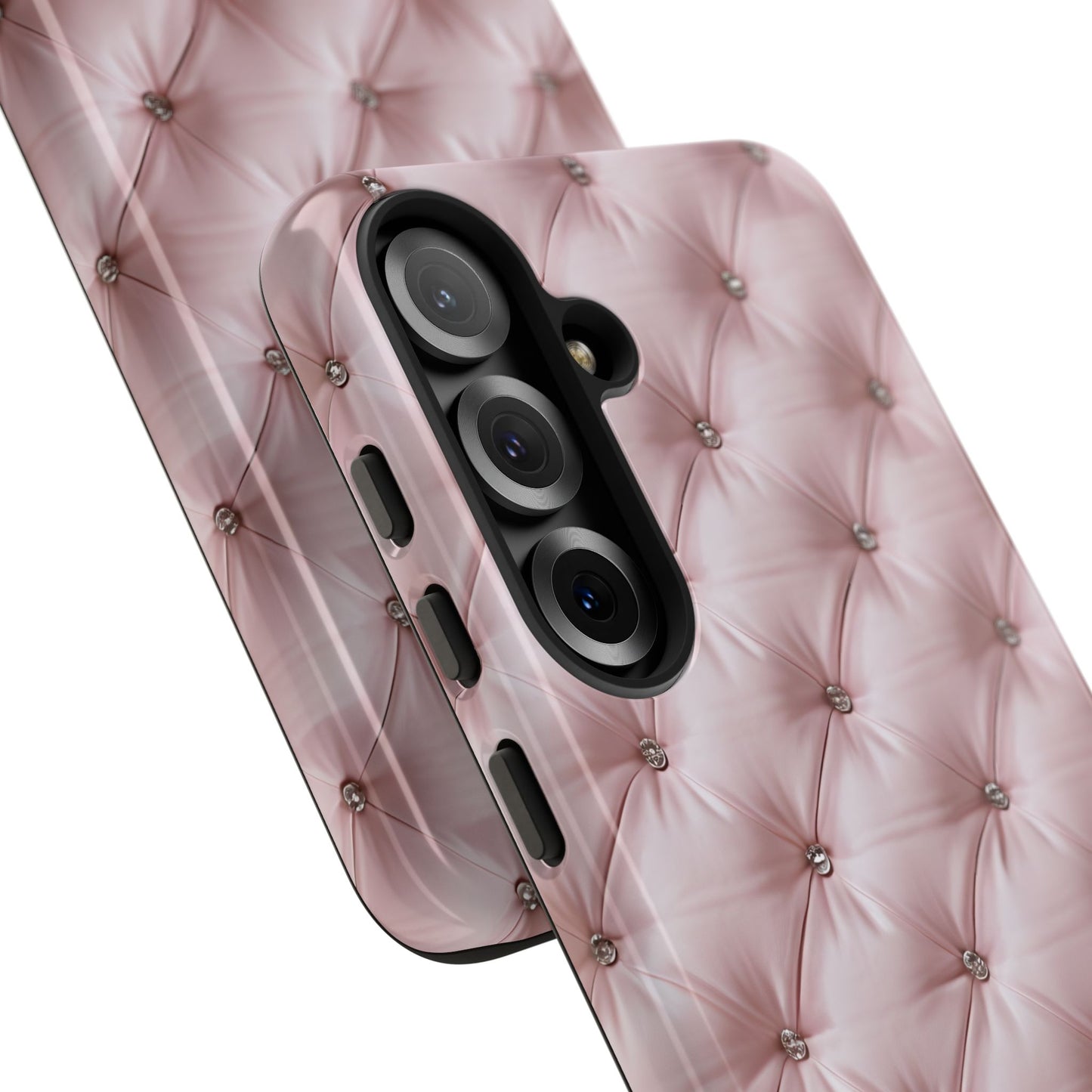 Luxury Pink Quilted Phone Case - Tough Cases for Stylish Protection