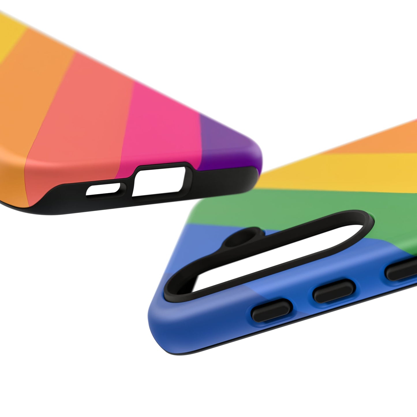 Vibrant Rainbow Phone Case - Tough & Stylish