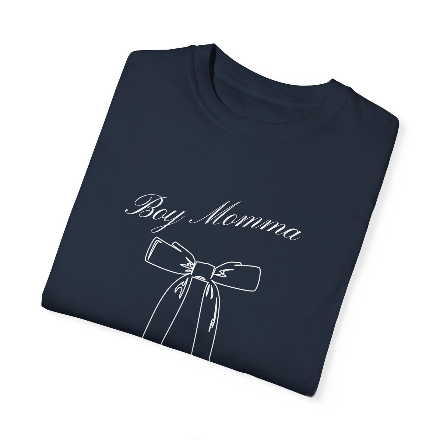 Boy Momma Garment-Dyed Unisex T-Shirt - Perfect Gift for Moms