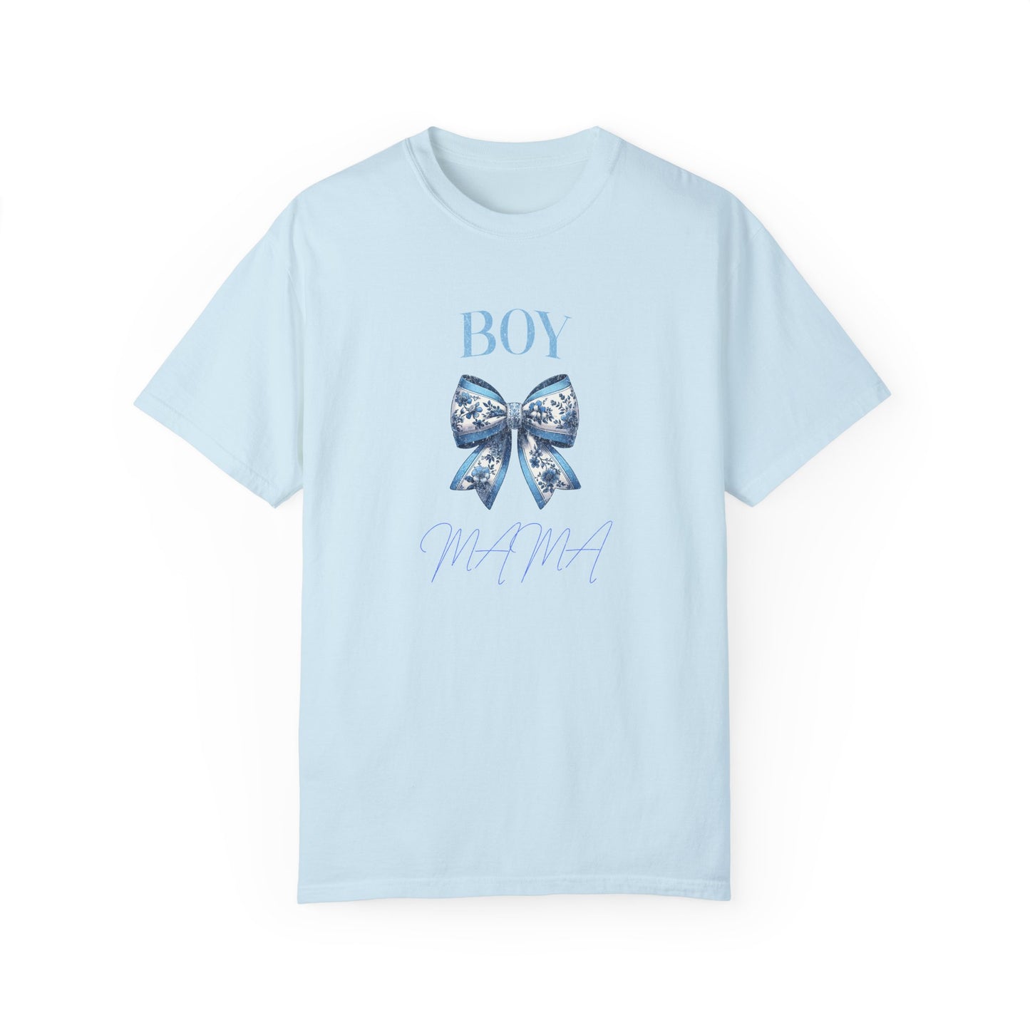Boy Mama T-Shirt | Garment-Dyed Unisex Tee for Proud Moms