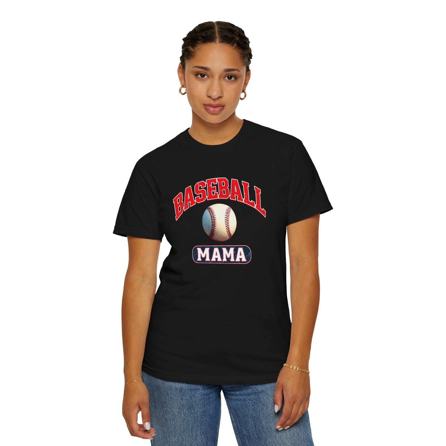 Baseball Mama Unisex Garment-Dyed T-shirt - Perfect for Sports Moms