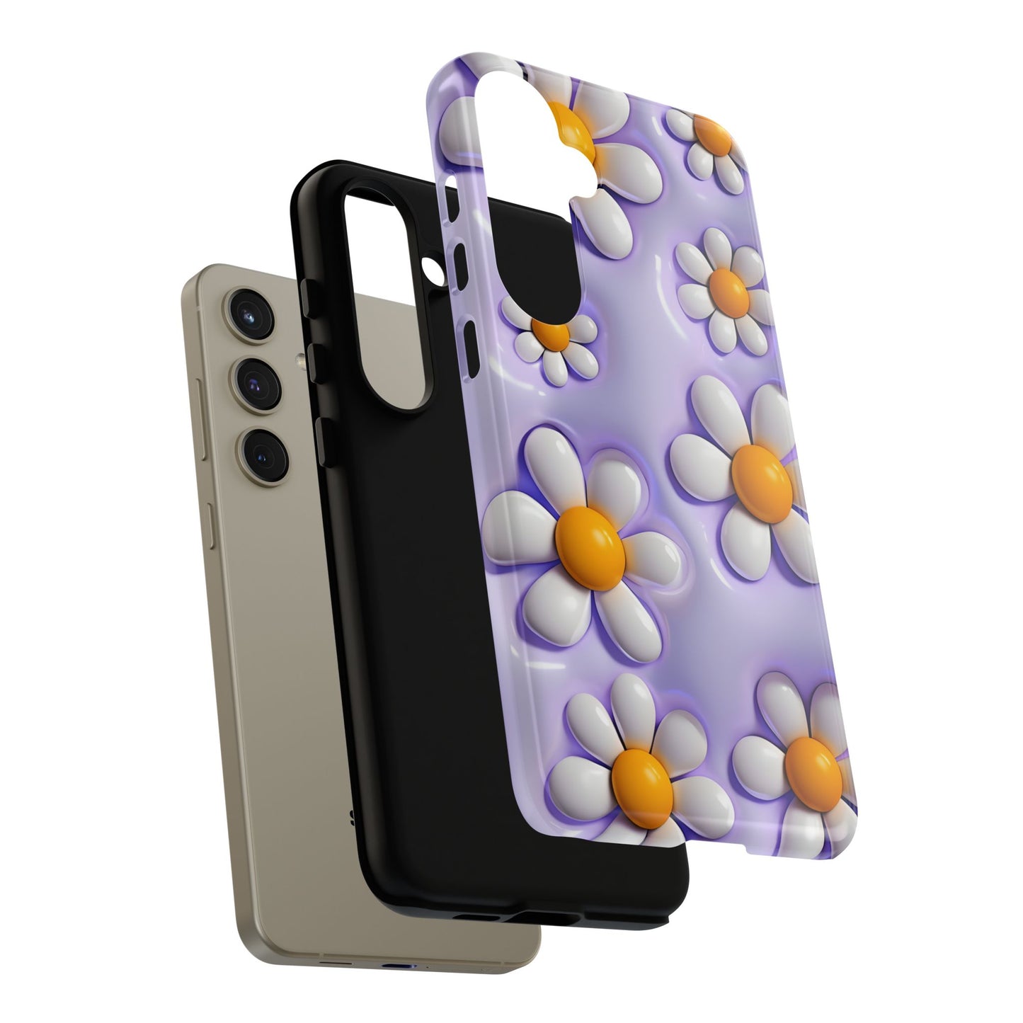 Daisy Floral Phone Case - Tough Cases for Flower Power Vibes