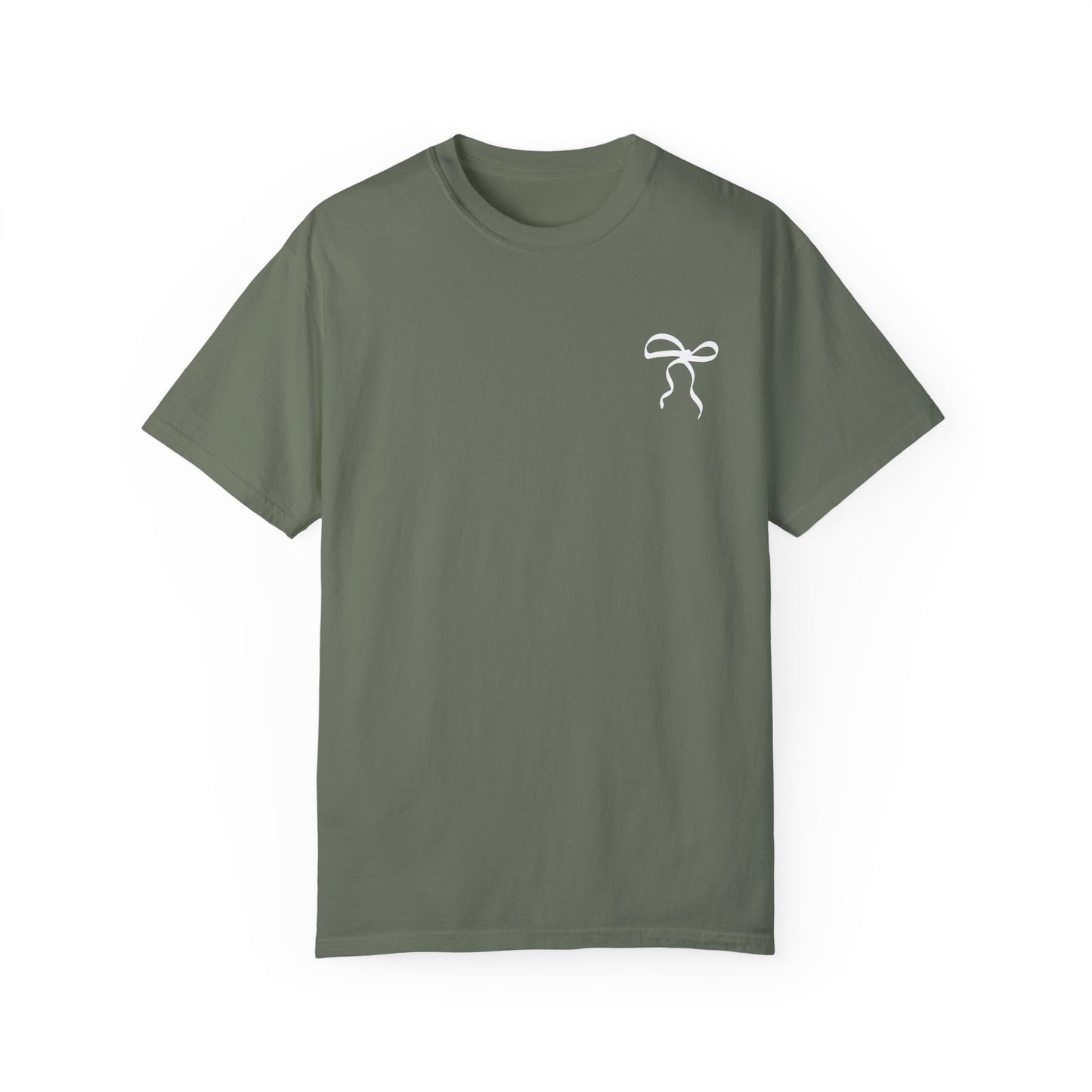 Inspirational T-Shirt with Bow Design – "But God"