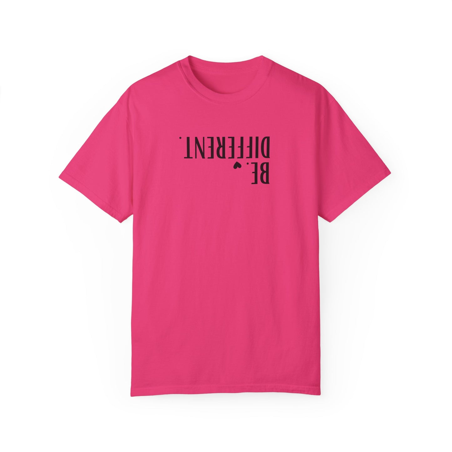 Unisex Garment-Dyed 'Be Different' T-shirt - Comfortable & Casual Style