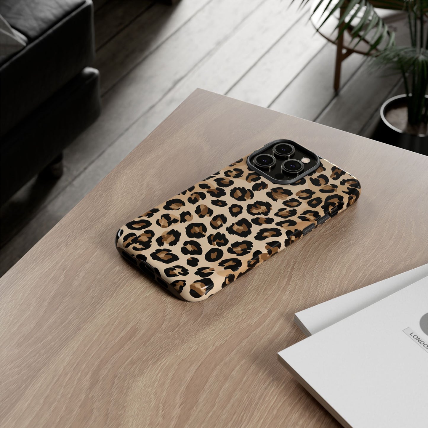 Wild Leopard Print Phone Case - Tough Protection for Animal Lovers