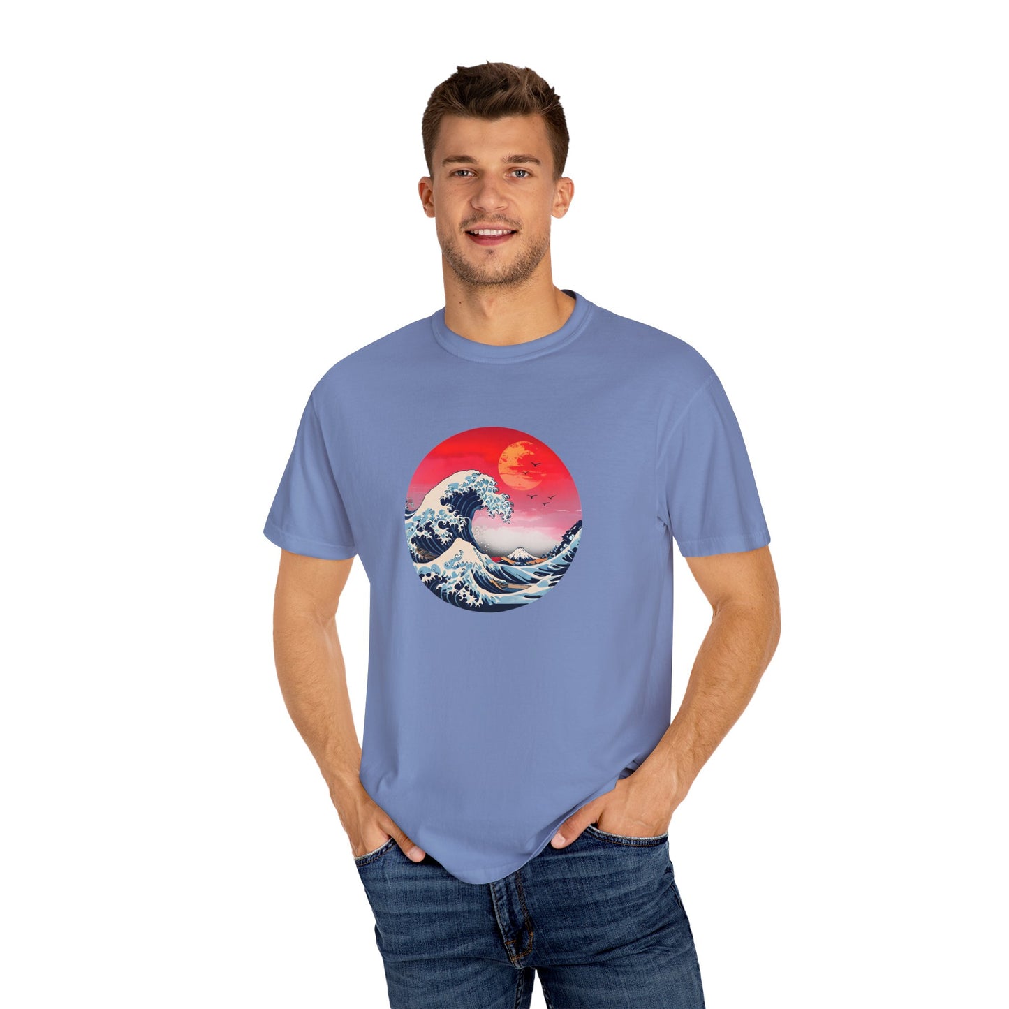 Ocean Wave Graphic Unisex T-Shirt | Beach Lover Gift | Summer Vibes