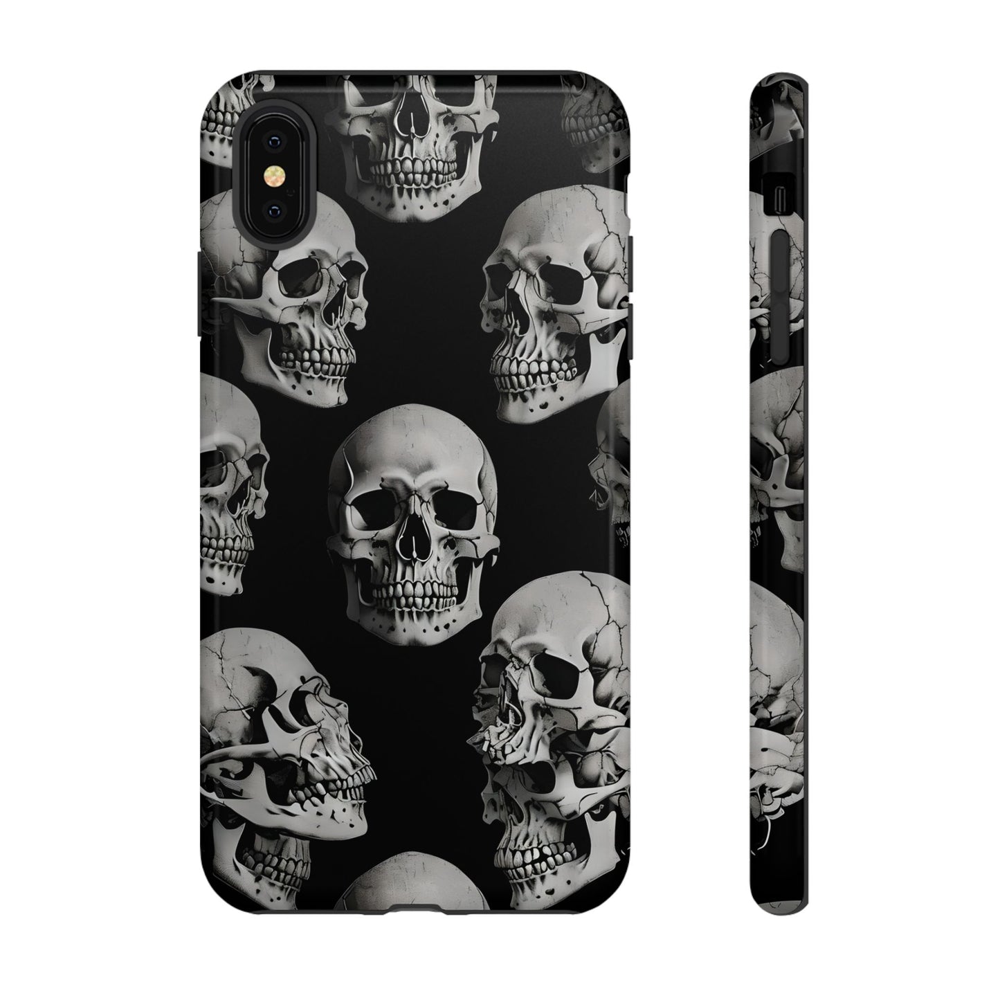 Skull Print Phone Case - Tough Cases for Bold Style
