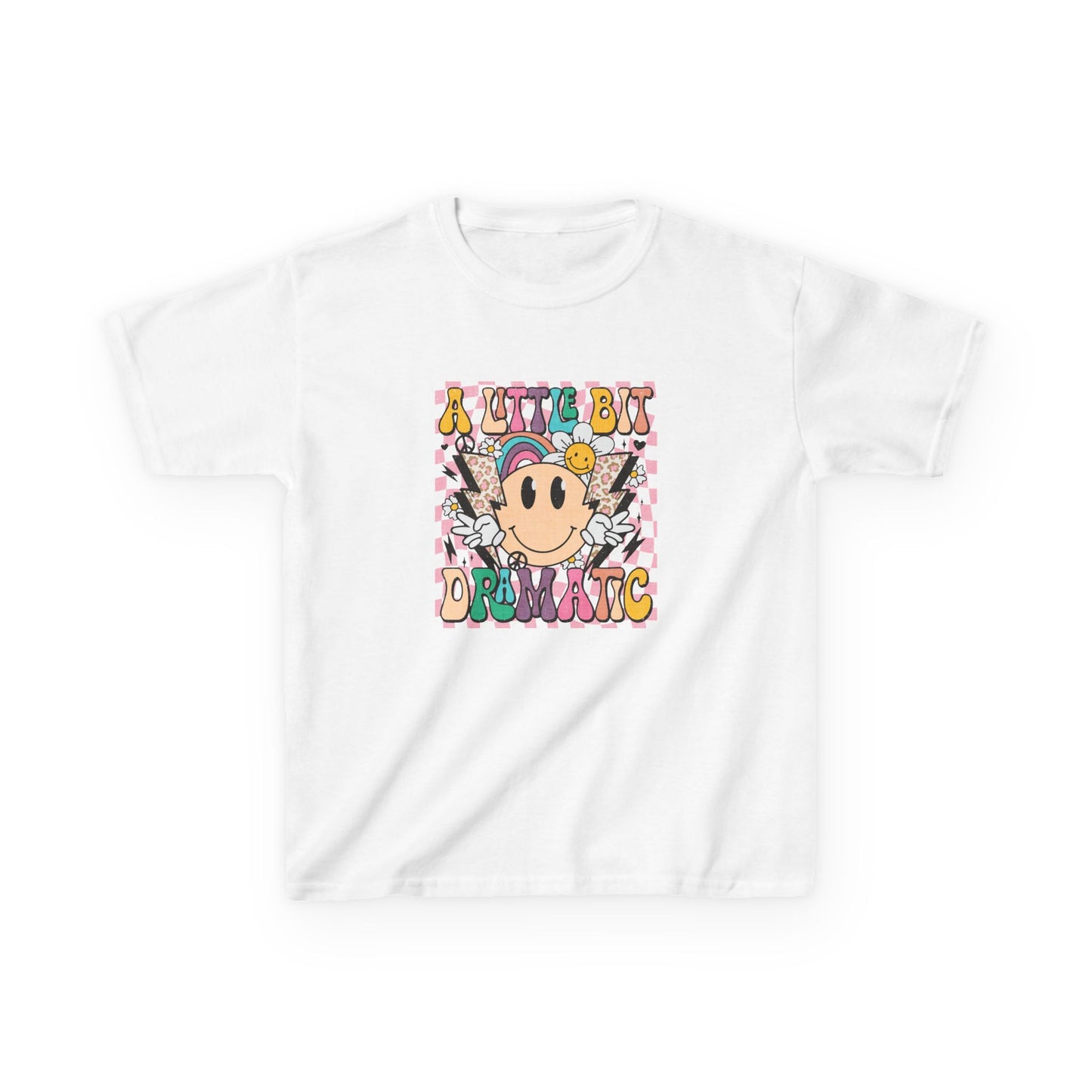 Kids 'A Little Bit Dramatic' Tee - Fun Cotton T-Shirt for Playful Kids