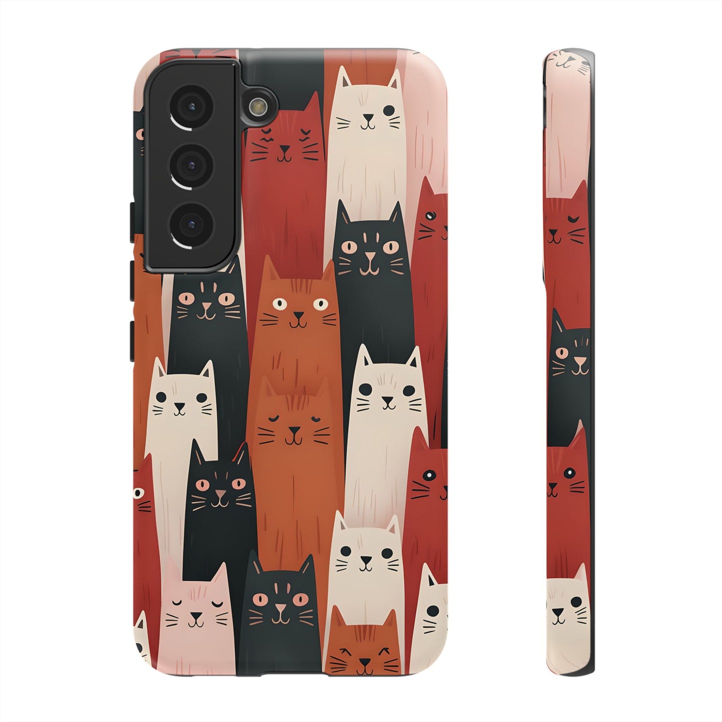 Playful Cat Phone Case - Tough & Stylish Purrfect for Cat Lovers