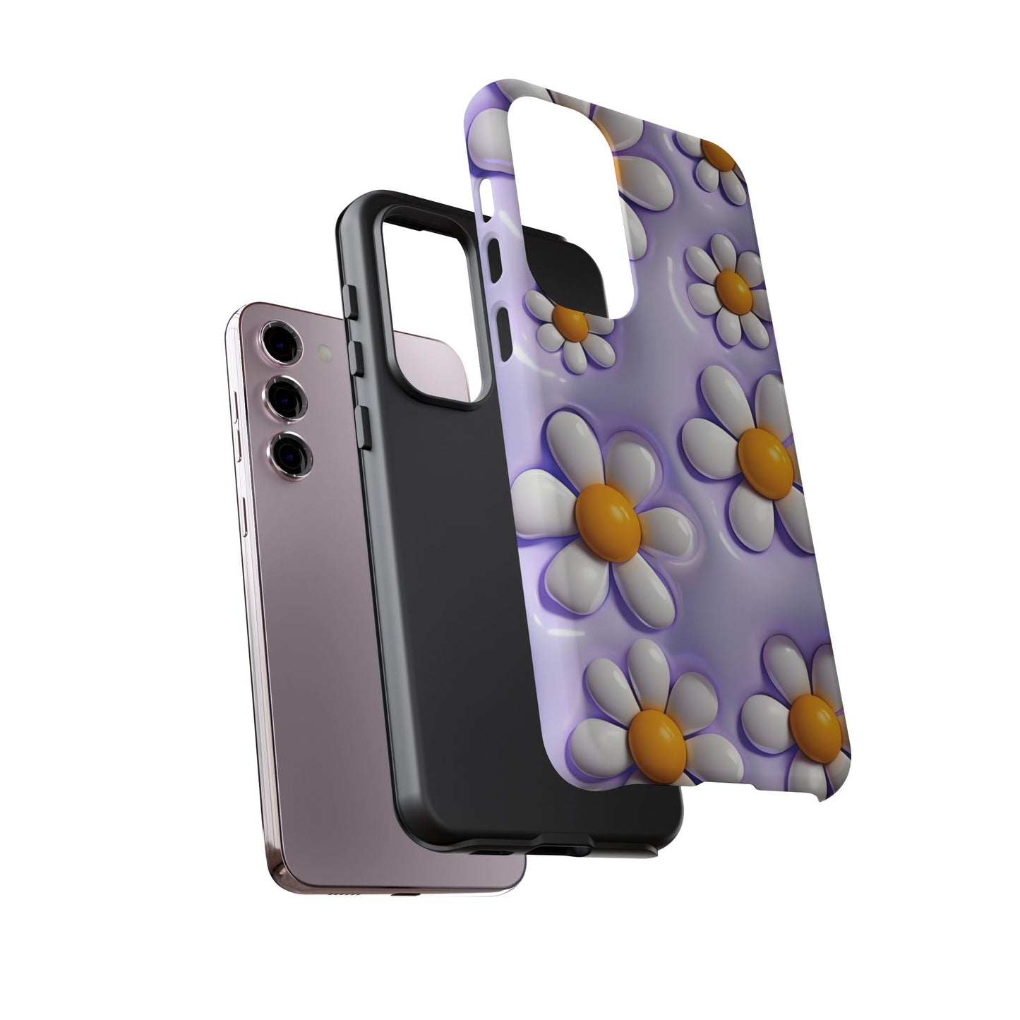 Daisy Floral Phone Case - Tough Cases for Flower Power Vibes