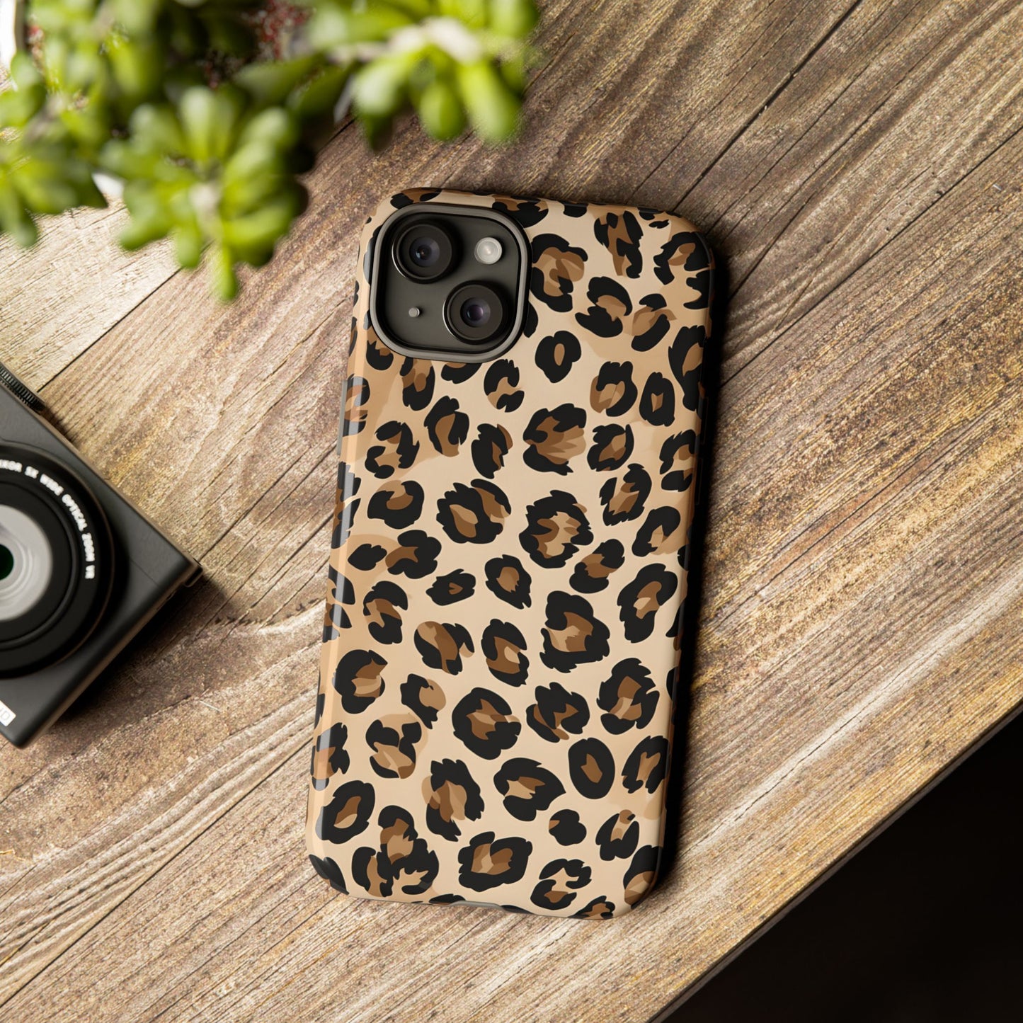 Wild Leopard Print Phone Case - Tough Protection for Animal Lovers