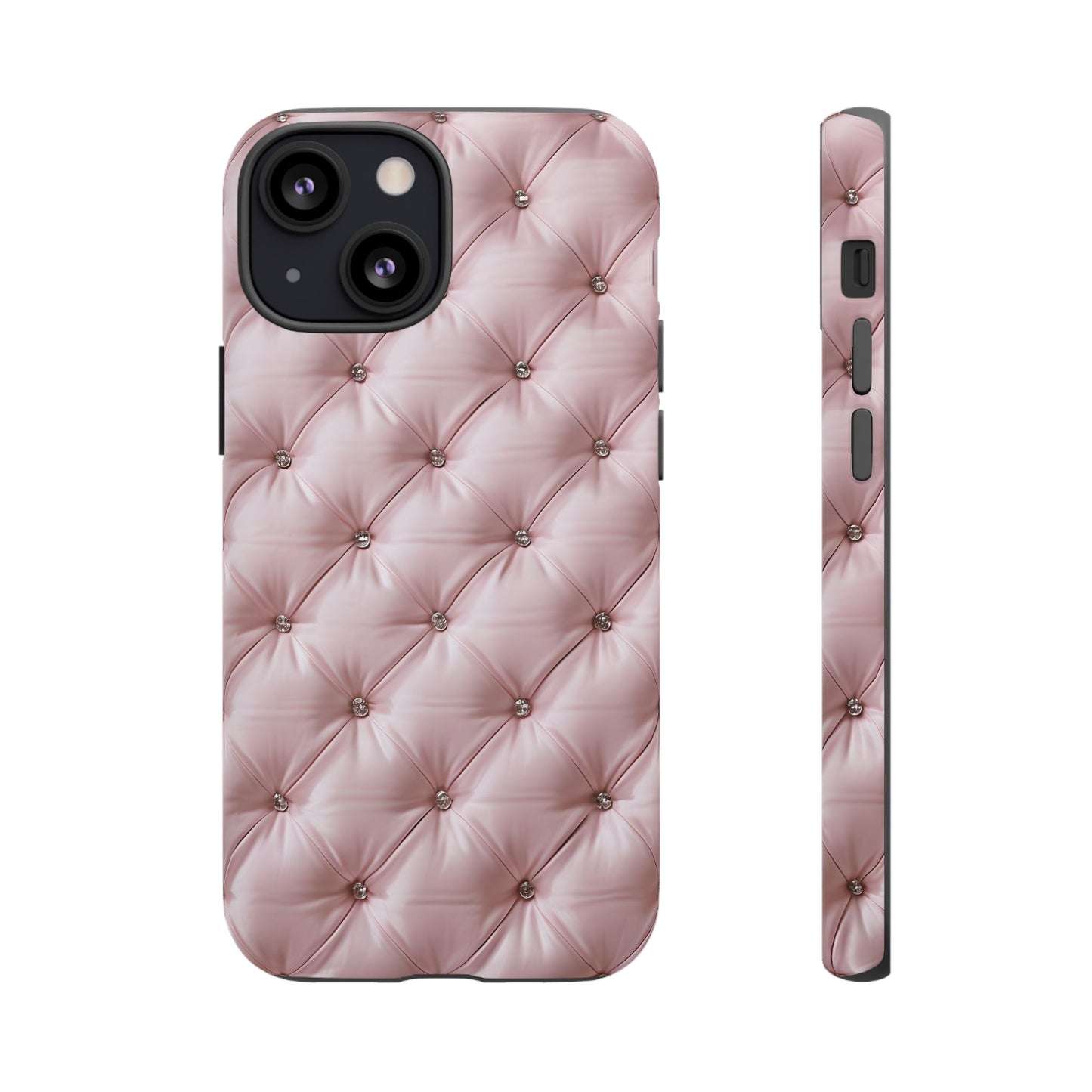 Luxury Pink Quilted Phone Case - Tough Cases for Stylish Protection
