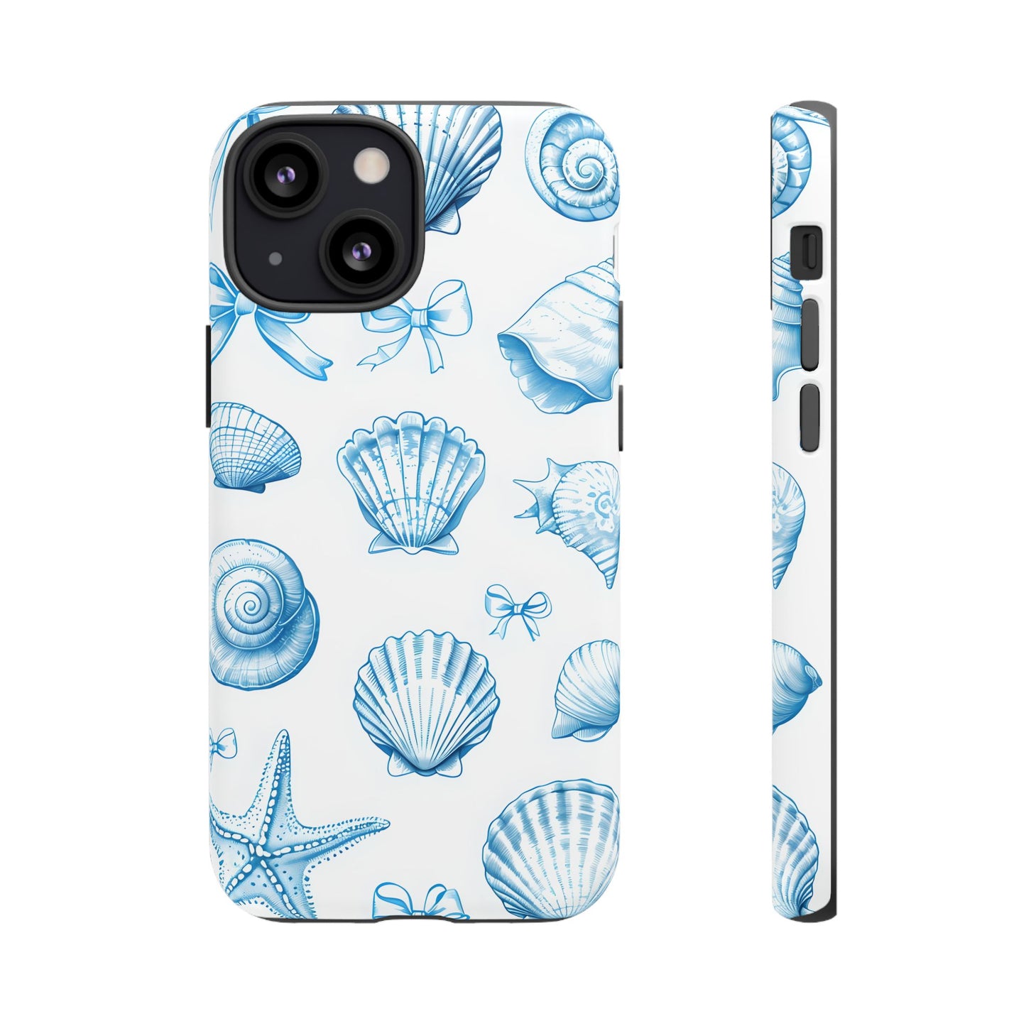 Coquette-Coastal Ocean-Themed Phone Case - Seashell and Starfish Design