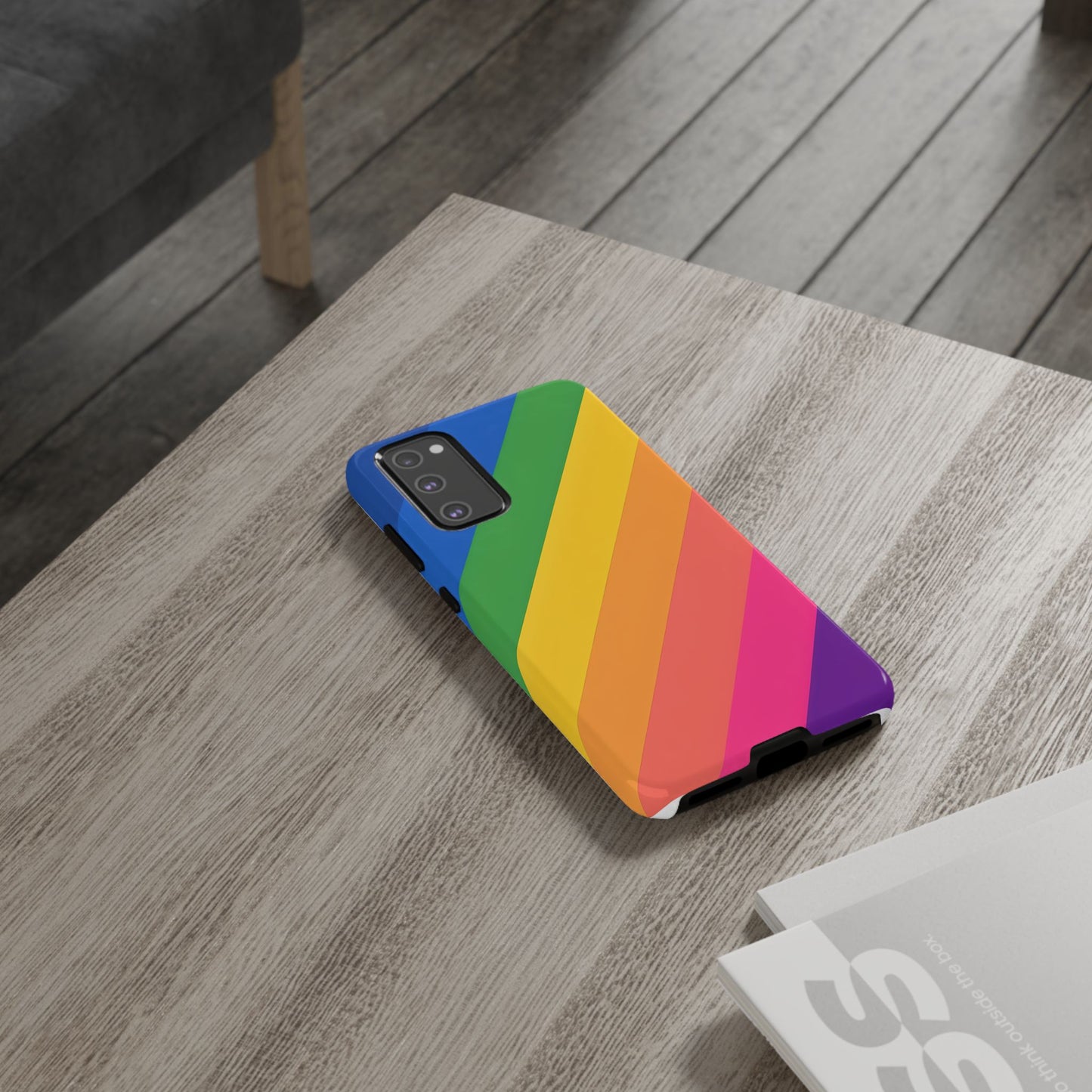 Vibrant Rainbow Phone Case - Tough & Stylish