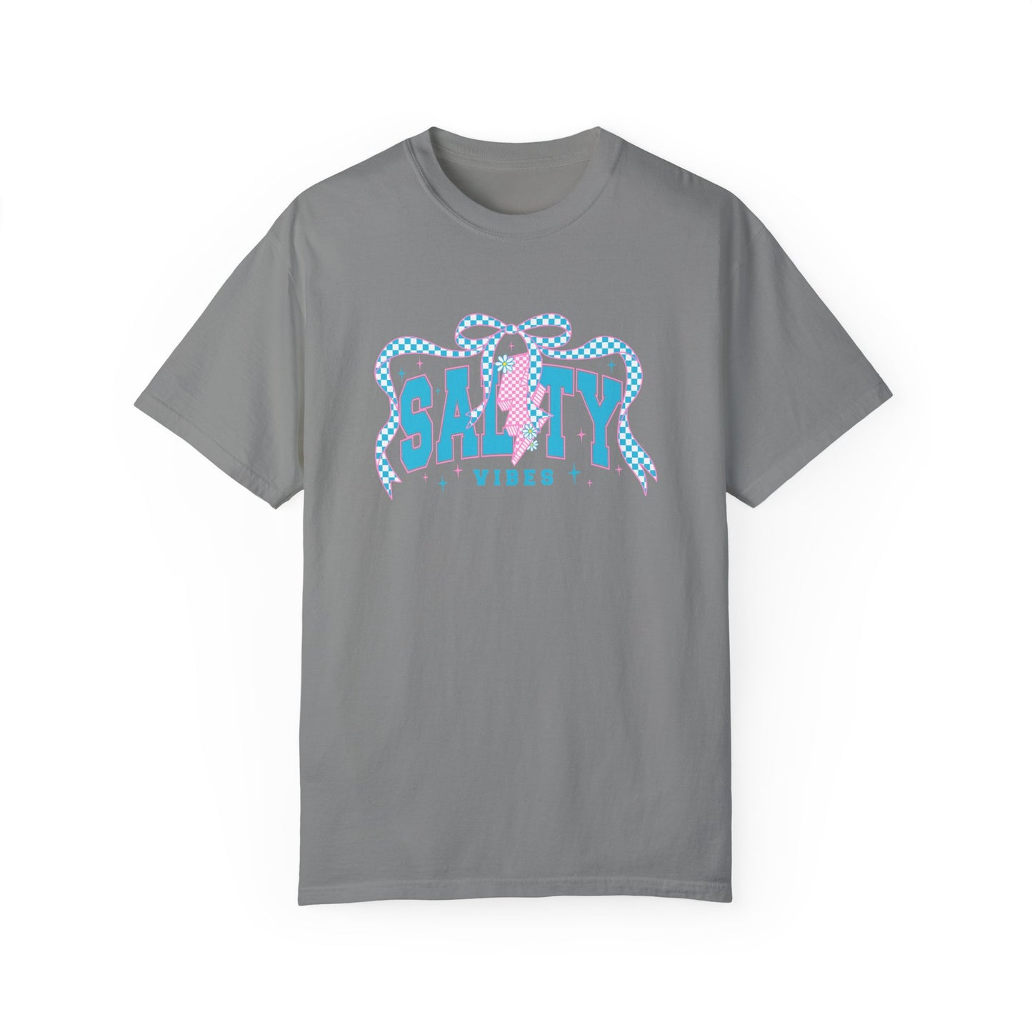 Salty Vibes Unisex Garment-Dyed T-Shirt