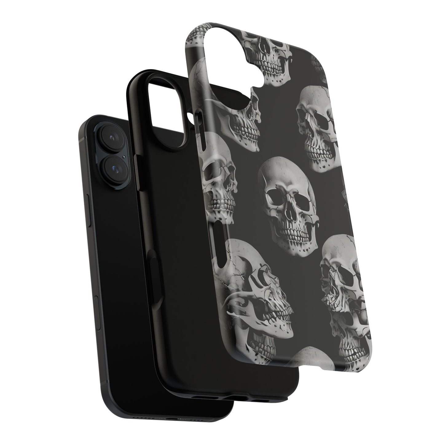 Skull Print Phone Case - Tough Cases for Bold Style