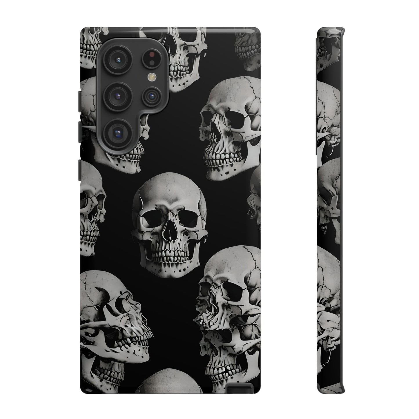 Skull Print Phone Case - Tough Cases for Bold Style