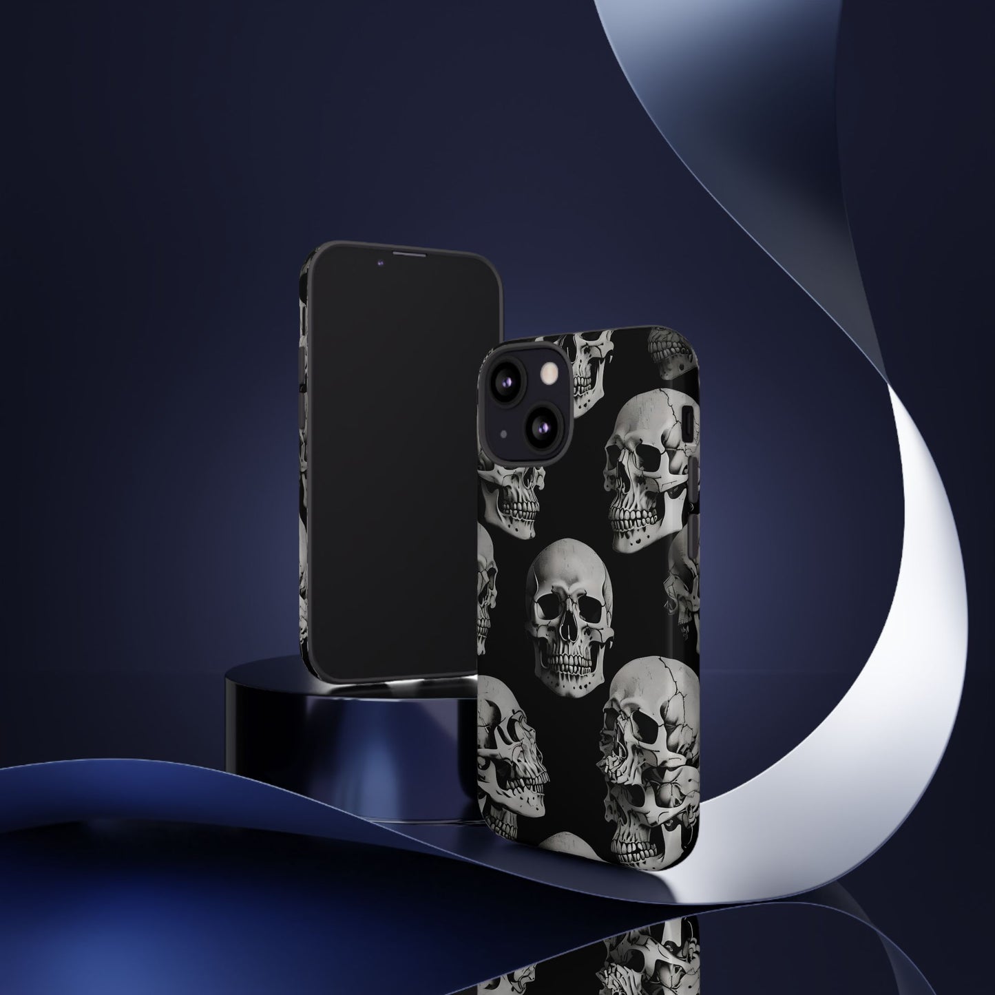 Skull Print Phone Case - Tough Cases for Bold Style