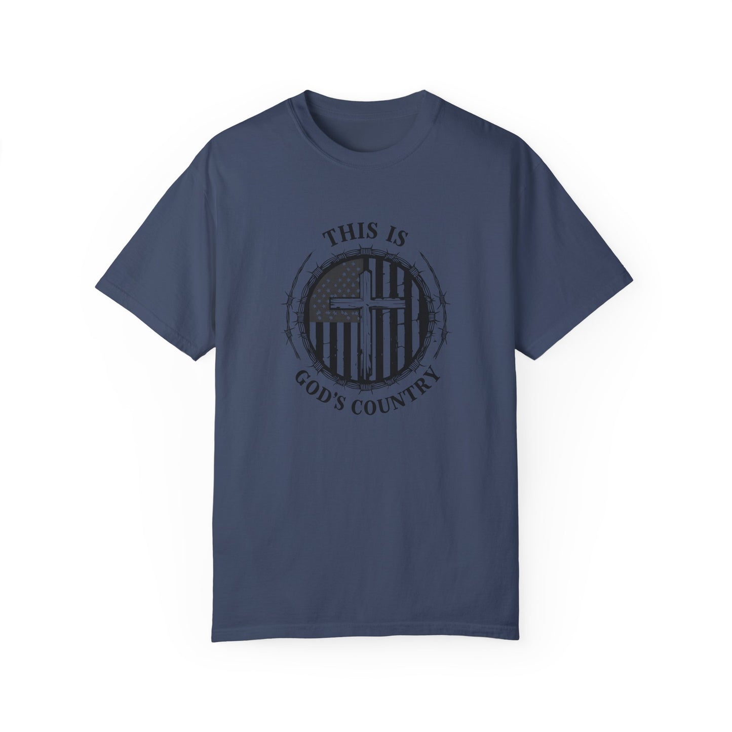 Unisex God’s Country Graphic T-Shirt - Patriotic Design