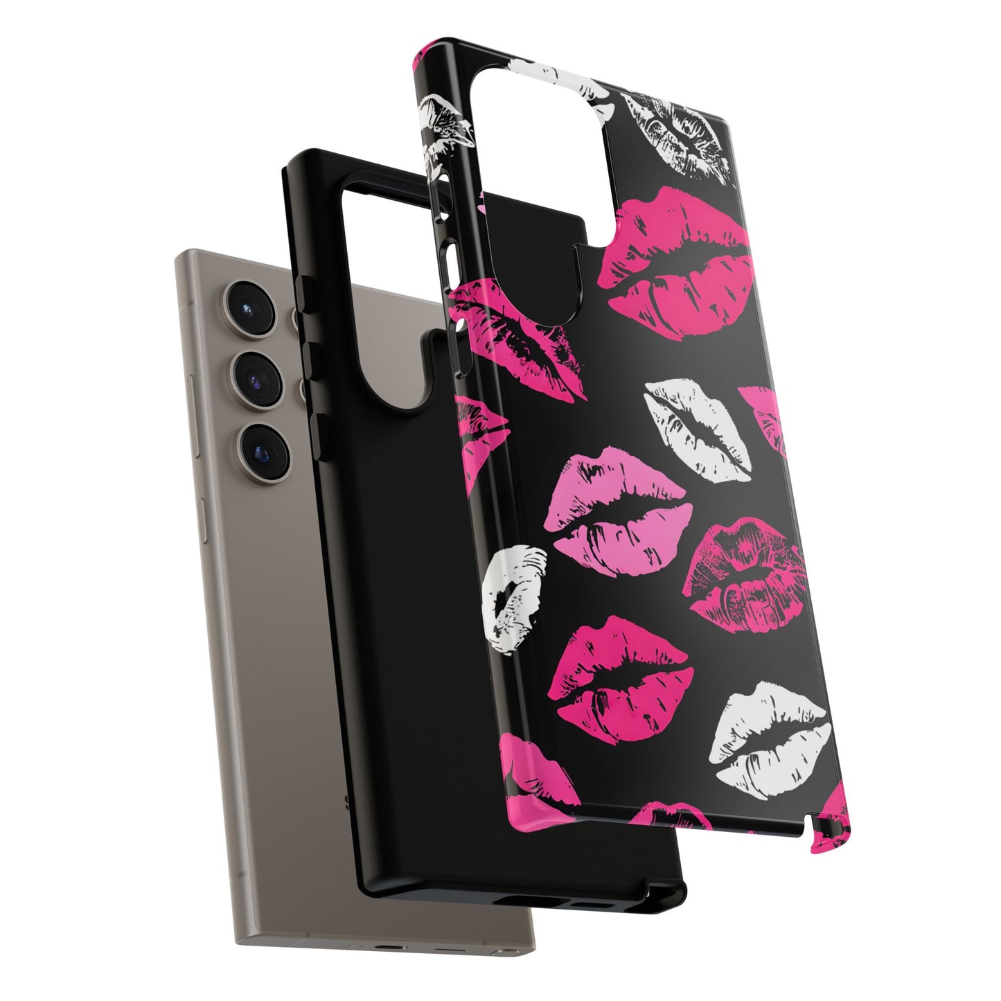 Lips Print iPhone Case - Stylish Tough Phone Cover
