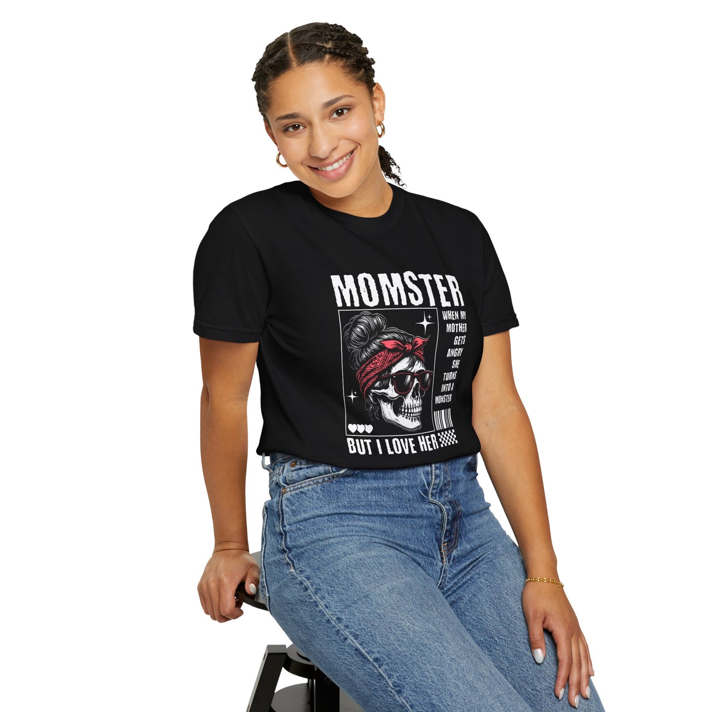 Momster Humor Unisex Garment-Dyed T-shirt for Moms
