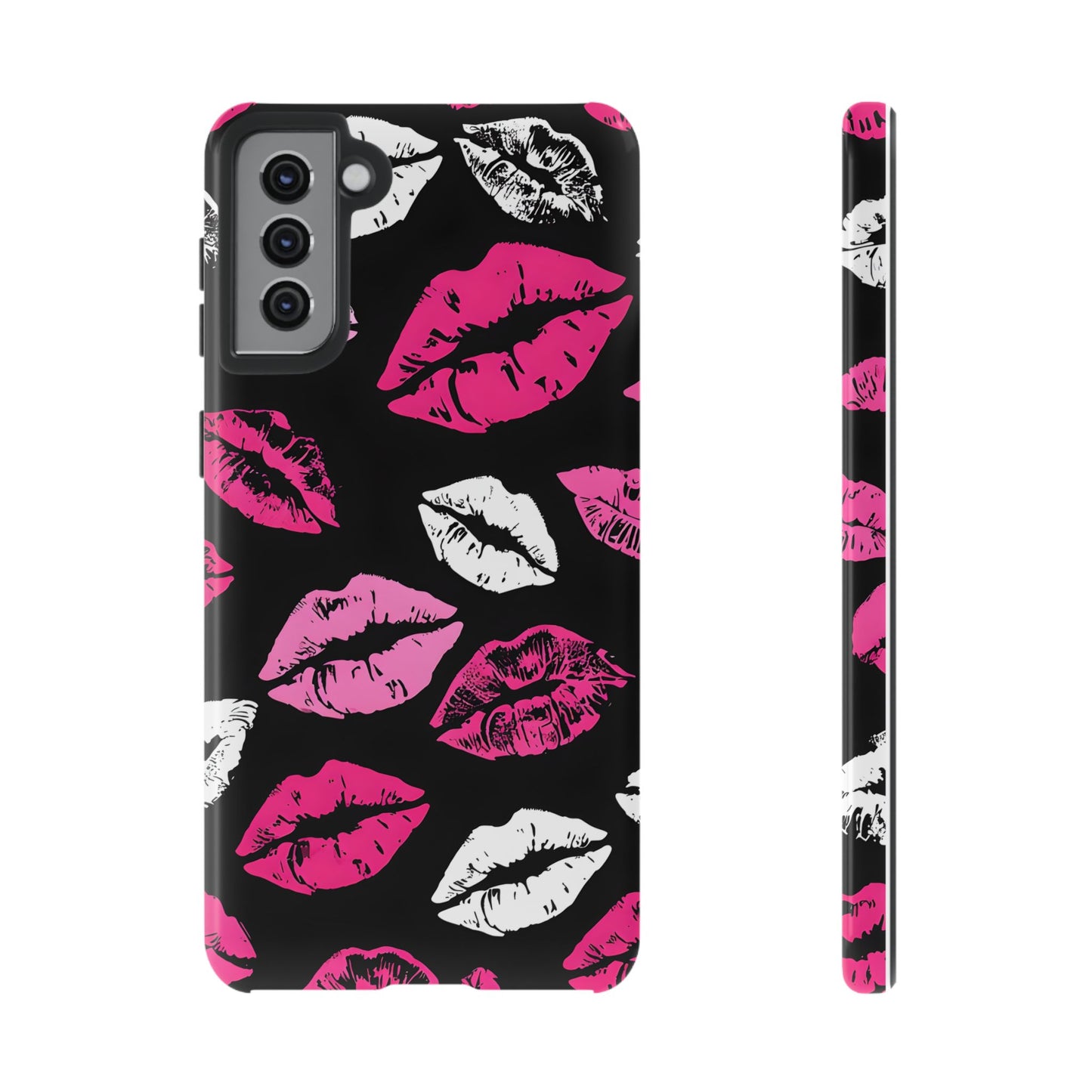 Lips Print iPhone Case - Stylish Tough Phone Cover