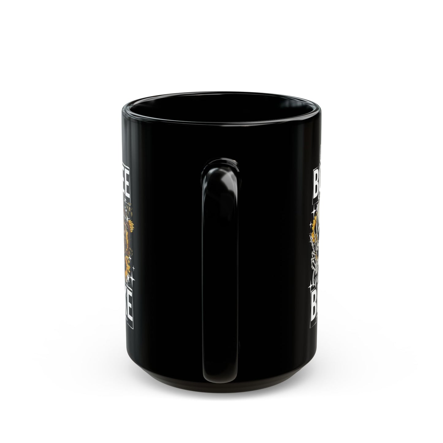 Boujee but Broke Black 15oz Coffee Mug - Fun Gift for Coffee Lovers